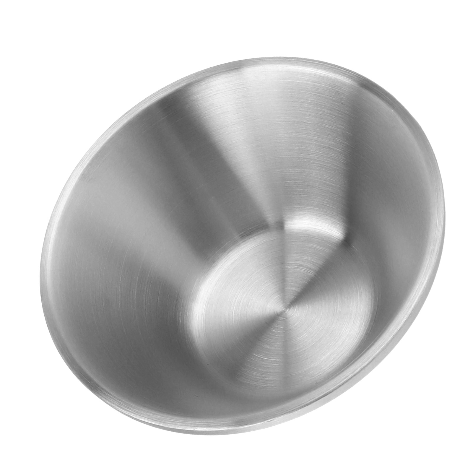 Salatschüssel Aus Edelstahl 304, Doppelwandig, Rund, Stilvolle Rührschüssel Für Salate, Snacks, Reisnudeln, Eiscreme, Silberfarben, 15 Cm