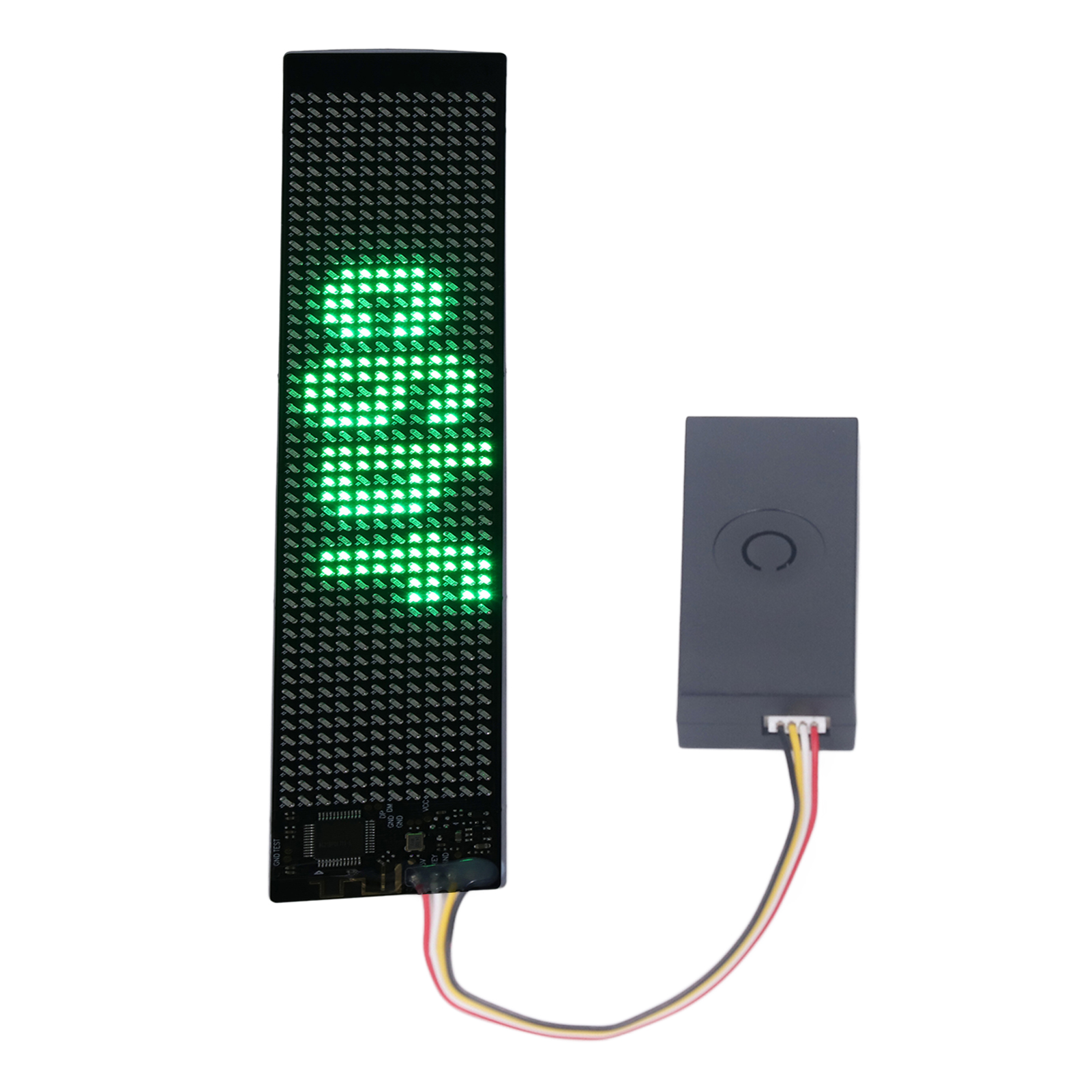 Grünes, Programmierbares, Flexibles Led-matrix-panel Mit Laufschrift Für Geschäfte, Autos, Bars Und Hotels