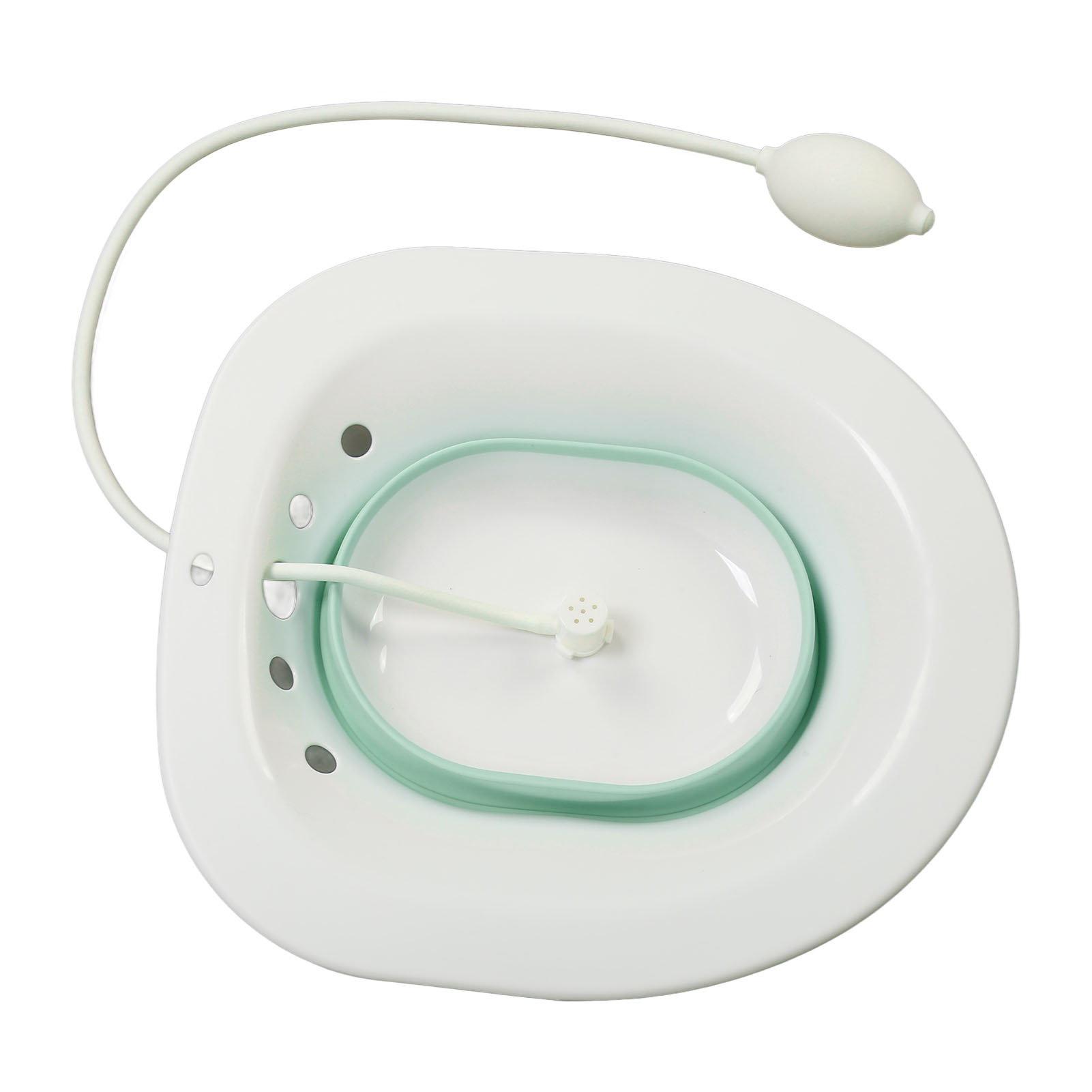 Multifunktionaler, Faltbarer Toilettensitz Aus Pp-silikon Für Sitzbäder, Hämorrhoiden, Wochenbettpflege, Gesundheit Von Schwangeren, Umweltfreundlich