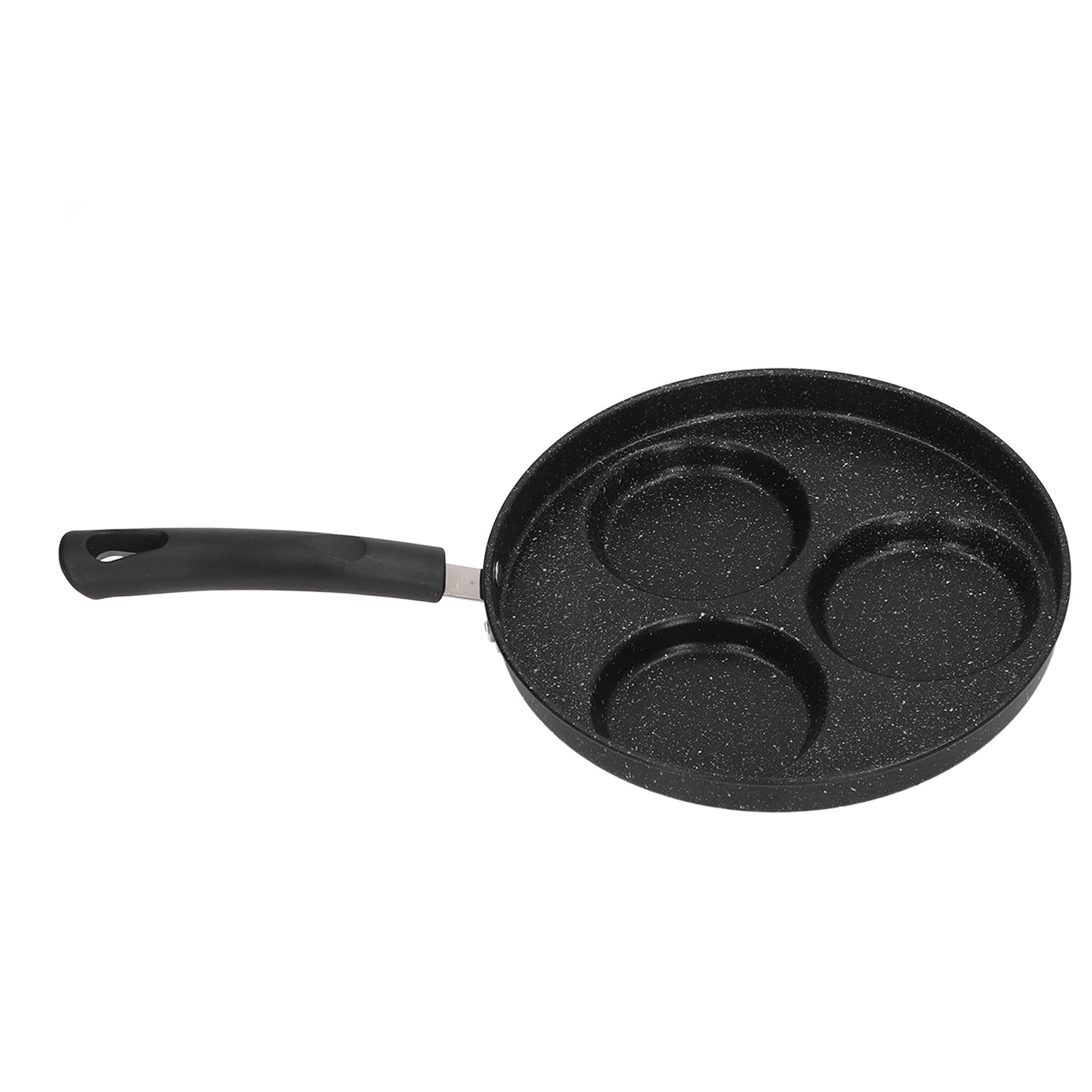 Gläser Einer Bratpfanne Zum Braten Von Eiern, Hamburgern, Metall, Eisen, Gleichmäßig Erhitzende Bratpfanne Zum Braten Von Eiern Mit Einem Komfortablen Griff Für Omeletts, Burger Und Pfannkuchen