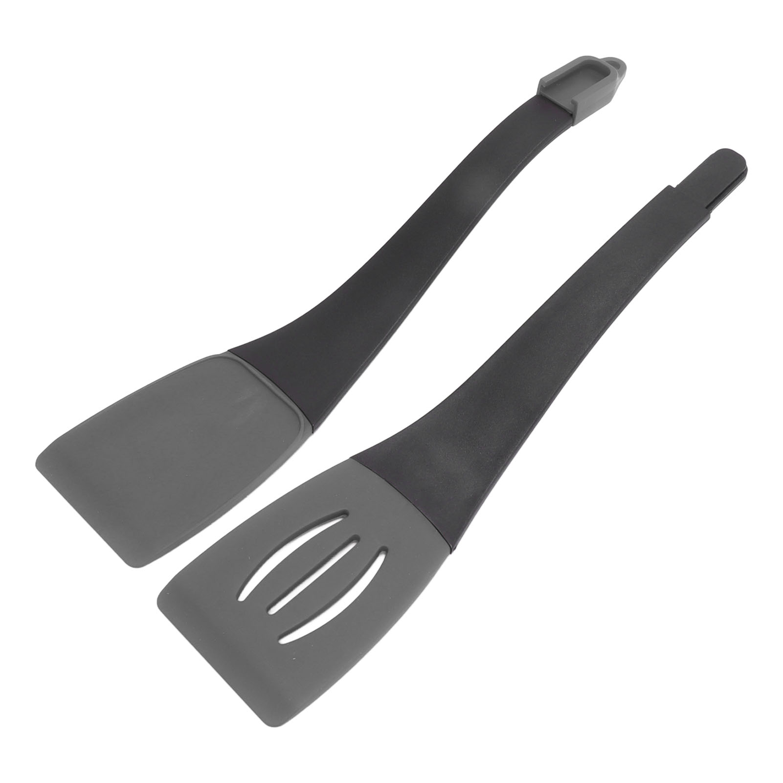 3-in-1 Küchenzange Zum Grillen, Mit Verriegelung, Aus Silikon, Hitzebeständig, Für Zuhause Und Restaurant, Grau, Schwarz