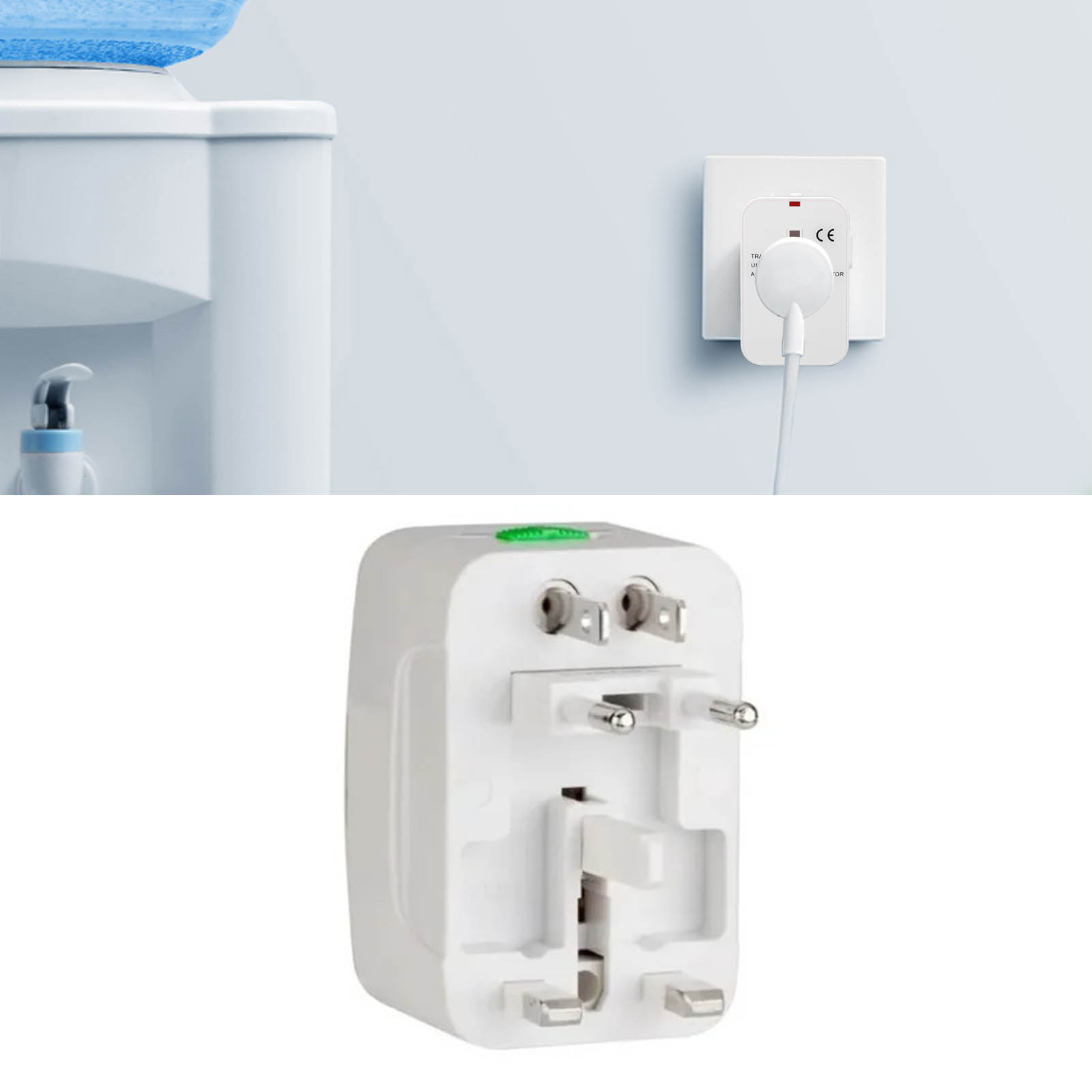 Universelles Tragbares Netzteil, Multifunktionaler Reisesteckeradapter Für Ihre Handykamera