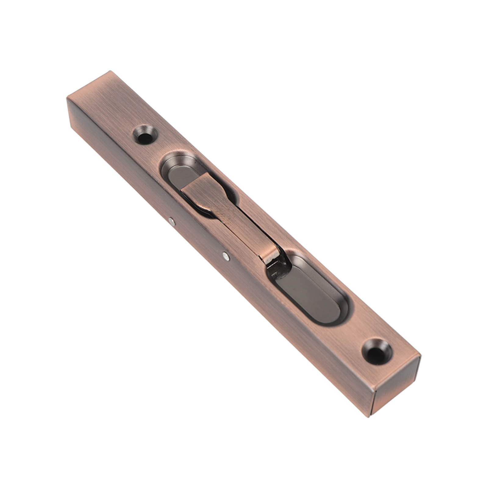 Schieberiegel Mit Schiebemechanismus, Verdickte Aluminiumlegierung, Verdecktes Rohr, Einfache Bedienung, Sicherheitsschloss Für Türen Und Tore, Roségold