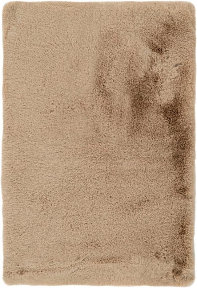 Kayoom Badematte Rabbit, Höhe 22 mm, rutschhemmend beschichtet, fußbodenheizungsgeeignet, Polyester, rechteckig, weiche Kaninchenfell Haptik, Badezimmer, Kinderzimmer, Schlafzimmer