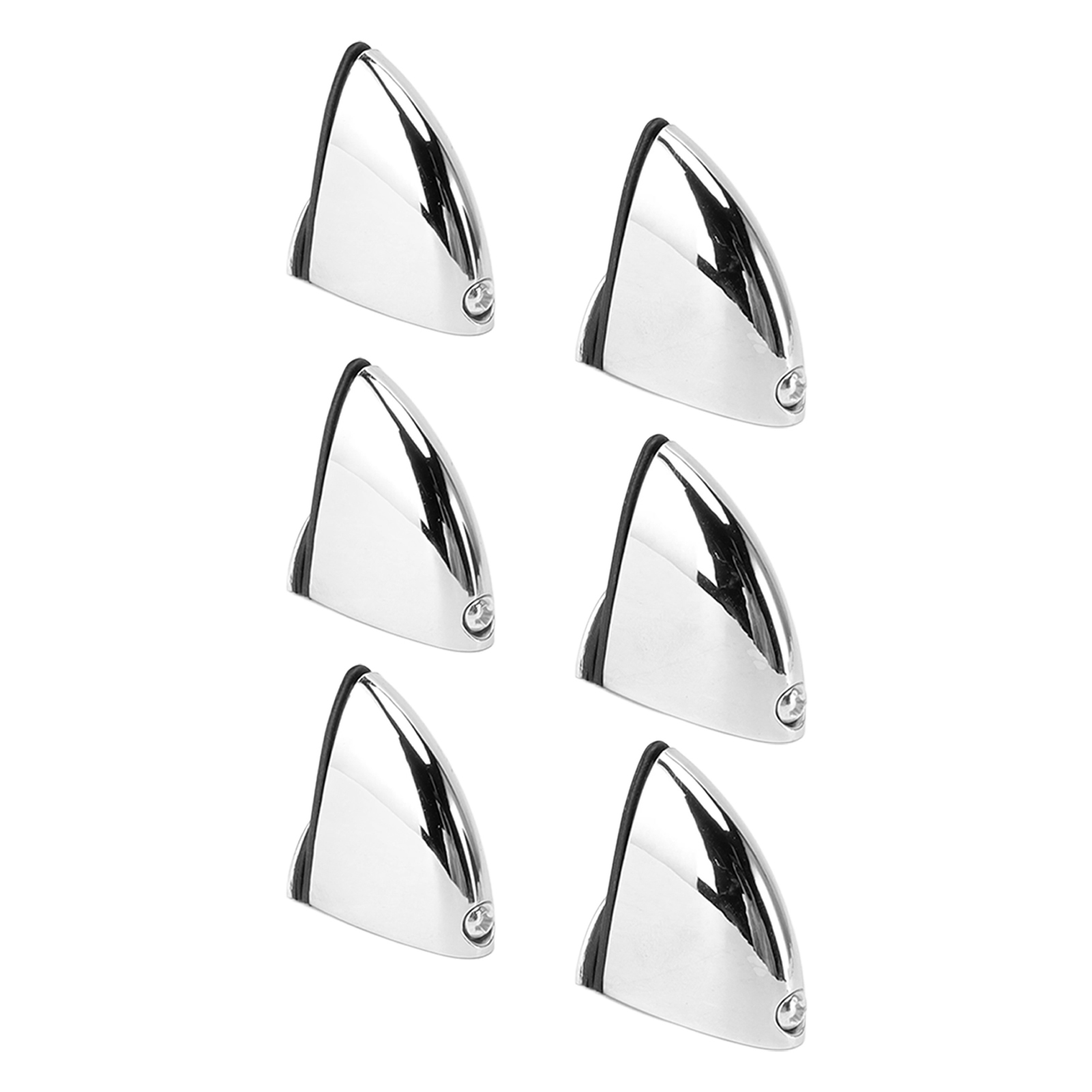 12 Stück Glastrennwandklemmen, Paneelbefestigungsklemmen, Trennwandstützklemmen, Glänzende Oberfläche, 1–10 Mm