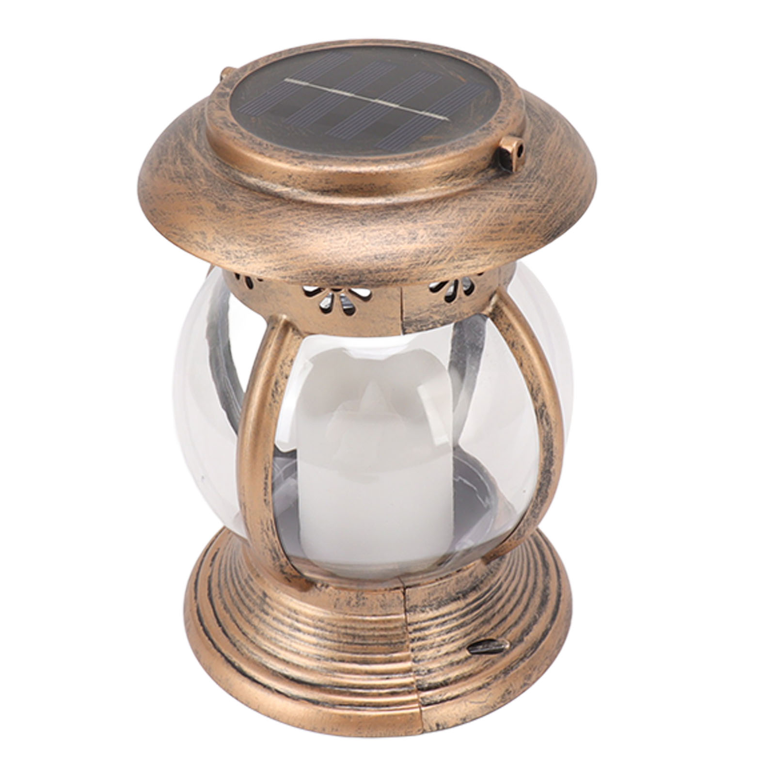 Solarbetriebene Pendelleuchte Aus Messing, Ip44 Wasserdicht, Led-gartenleuchte