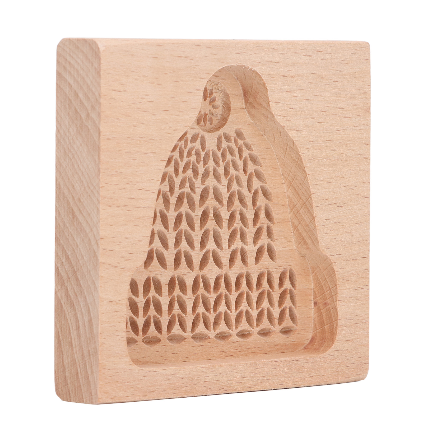 Ausstechform Aus Holz, Lebkuchenform, Prägeform Für Plätzchen, Weihnachtsmützenform