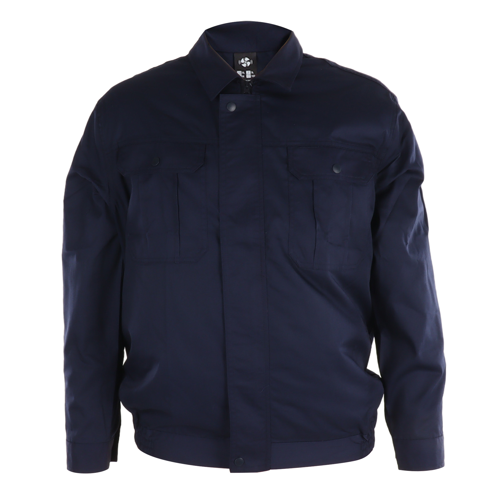 Kühlende Jacke Mit Ventilator, Effiziente Wärmeverteilung, Uv-schutz, Klimatisierte Arbeitskleidung Mit Ventilatoren Für Bauarbeiten, Größe Xl, Dunkelblau