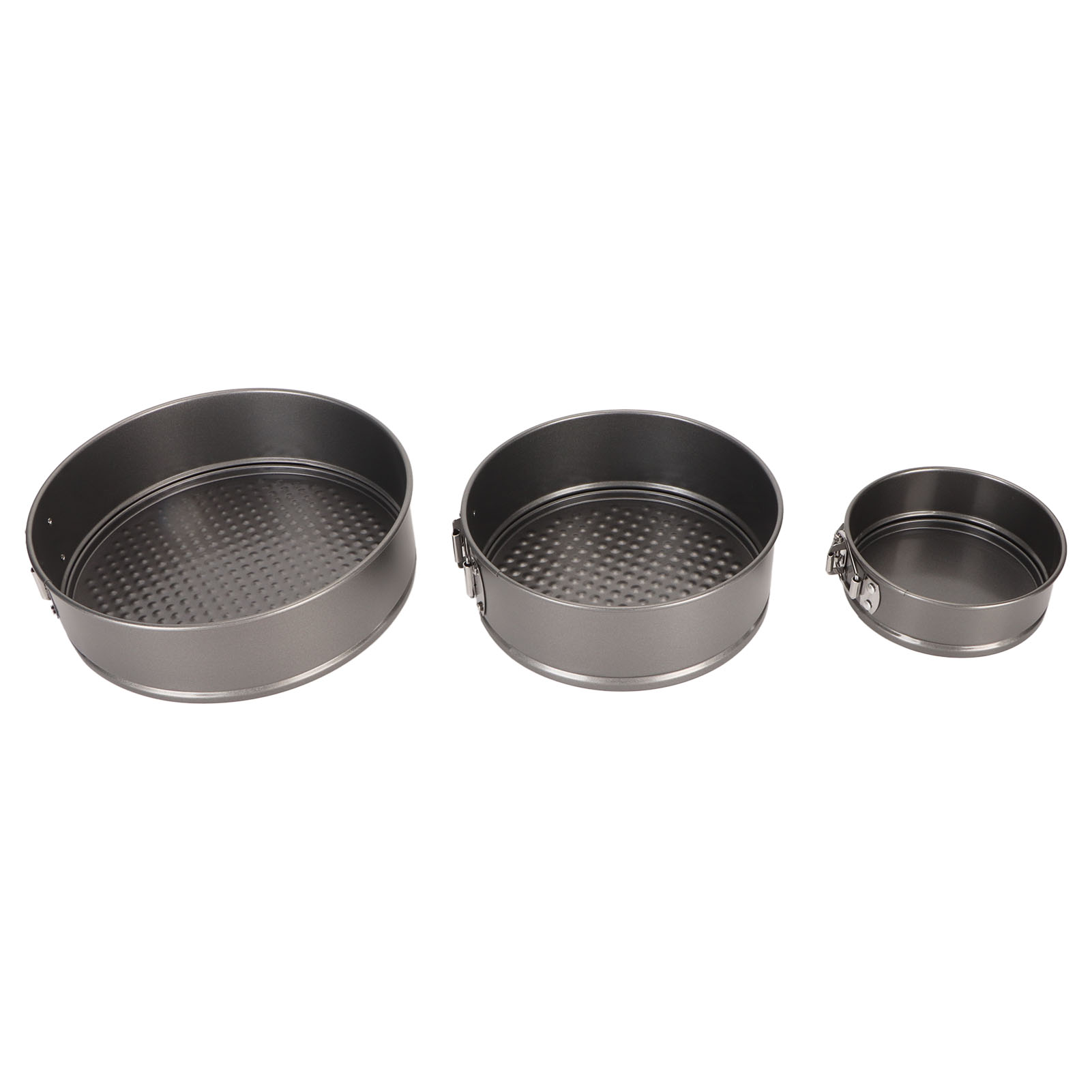3-teiliges Backformenset Aus Kohlenstoffstahl, Säurebeständig, Antihaftbeschichtet, Zum Backen Von Kuchen, Brot, Muffins Und Cupcakes