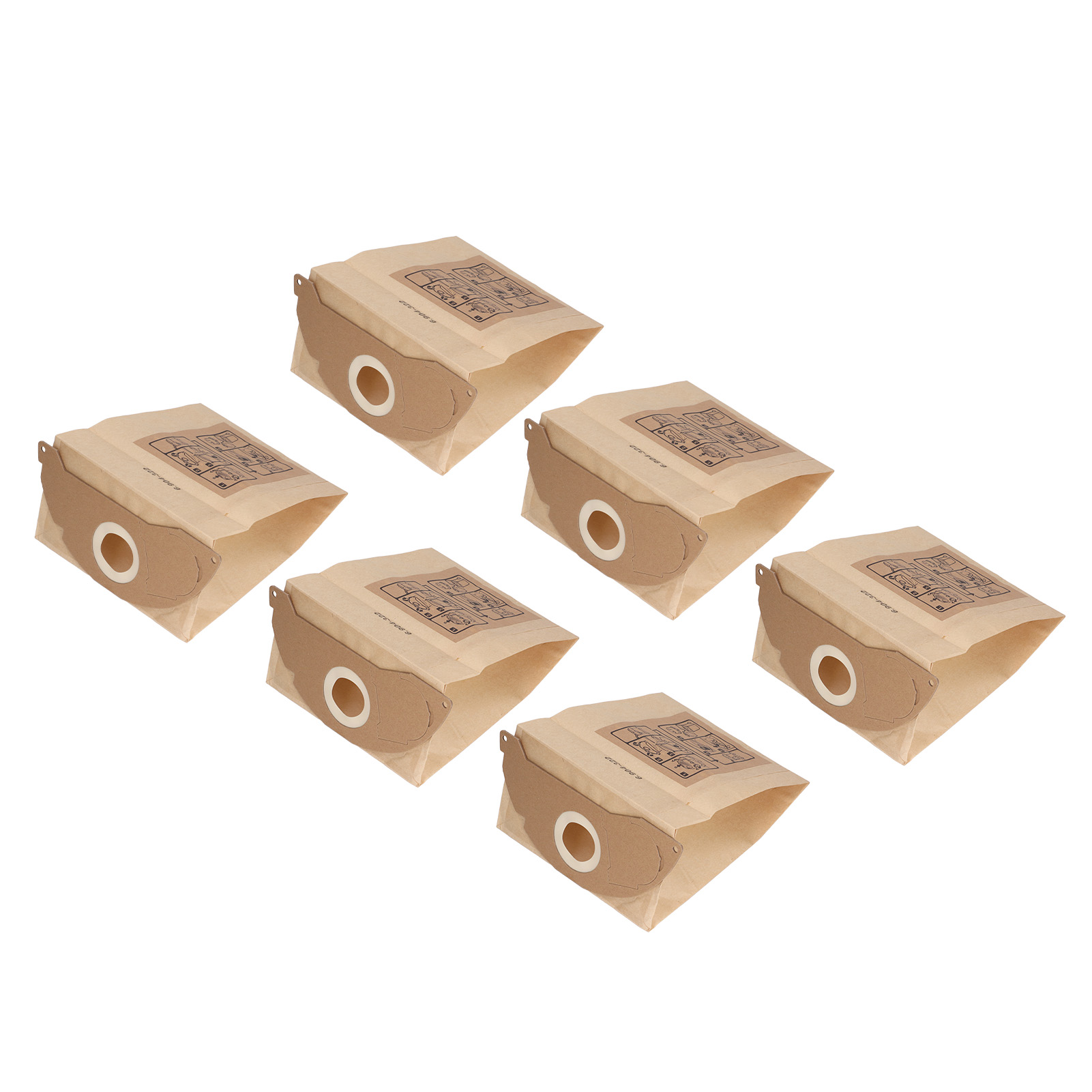 Papiermüllbeutel Für Kärcher Wd2250 A2004 A2054 Mv2 Staubsauger