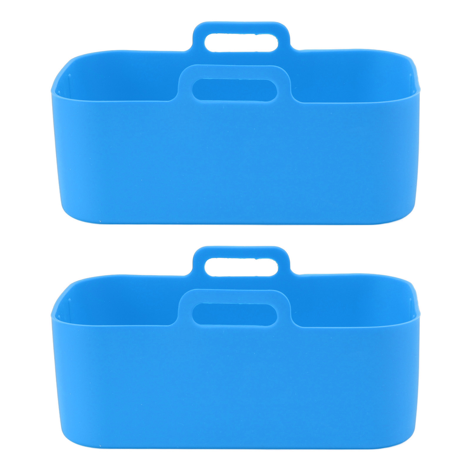 Sets Silikon-körbe Und -matten Für Heißluftfritteusen, Wiederverwendbar, Rechteckig, Antihaftbeschichtet, Passend Für Ninja Dz201 Foodi 8qt Heißluftfritteuse, Blau