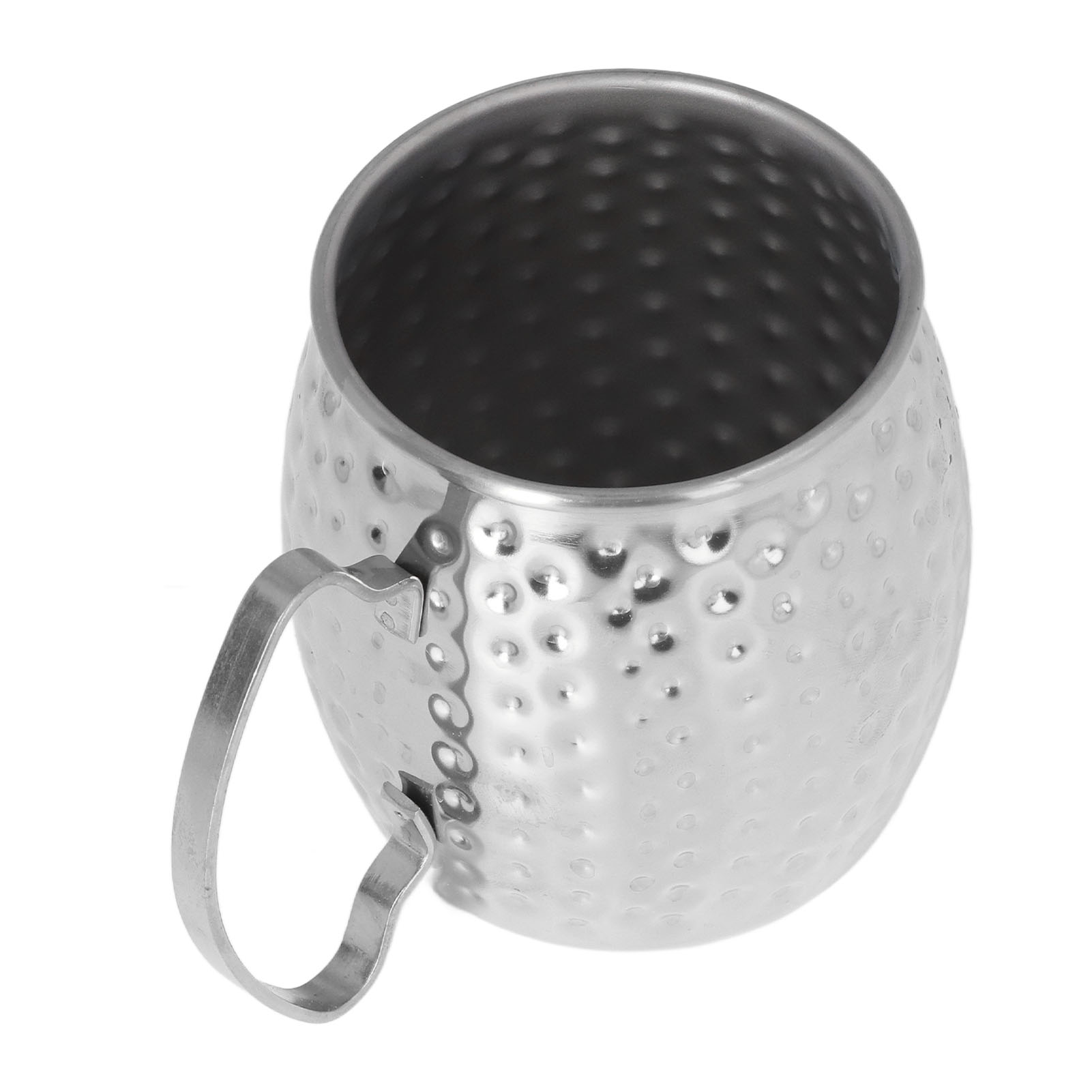 Moscow Mule Becher, Exquisit, Aus Edelstahl 304, Großes Fassungsvermögen 500 Ml, Für Bars, Hotels, Restaurants, Silber