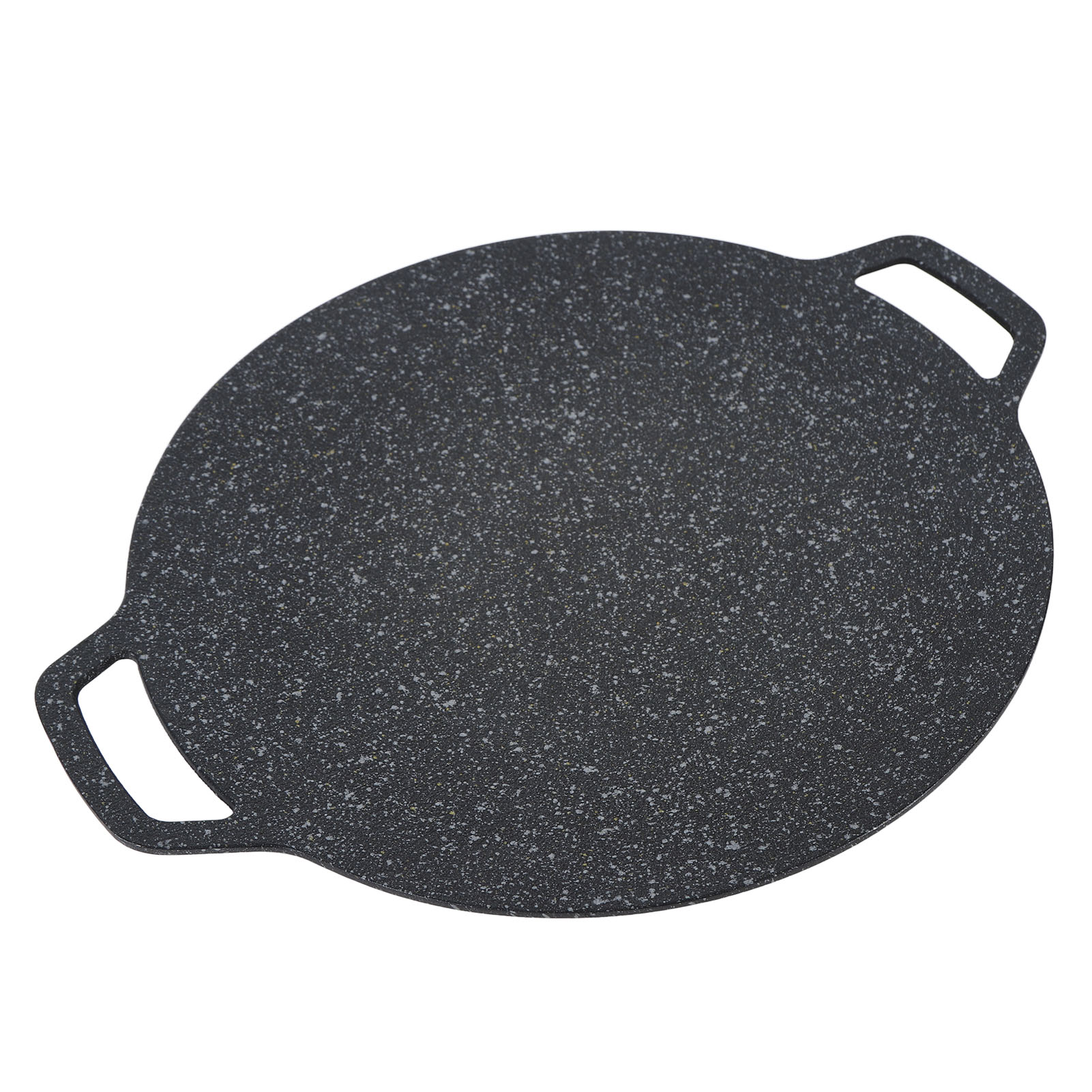 Wiederverwendbare, Leicht Zu Reinigende Grillplatte Mit Hochwärmeleitfähiger Beschichtung, Grillpfanne, Für Wandern Und Camping, 38 Cm / 14,96 Zoll