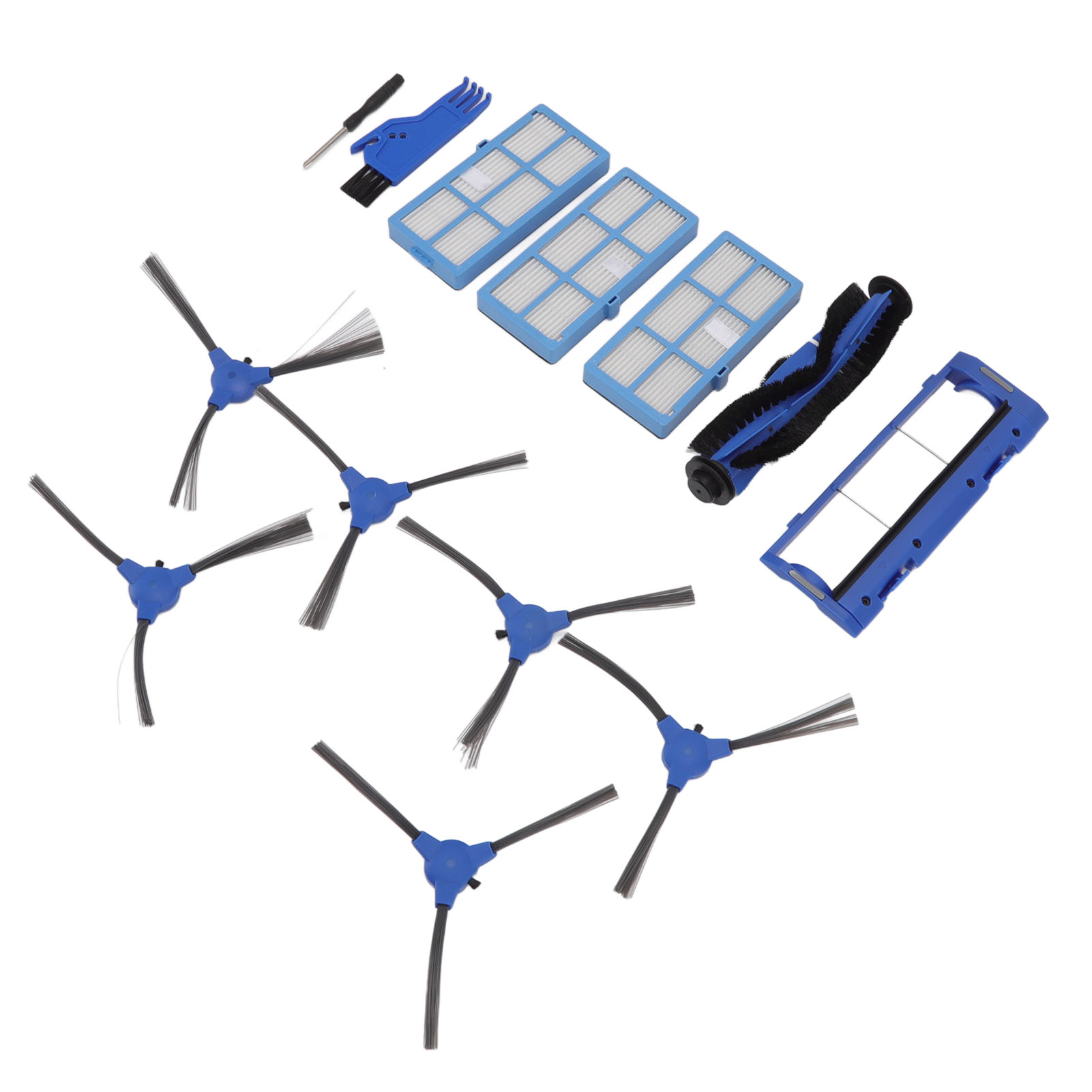 Hauptbürste Und Seitenbürstenfilter-set Zubehör Für Bagotte Bg600 Staubsauger Ersatzteil