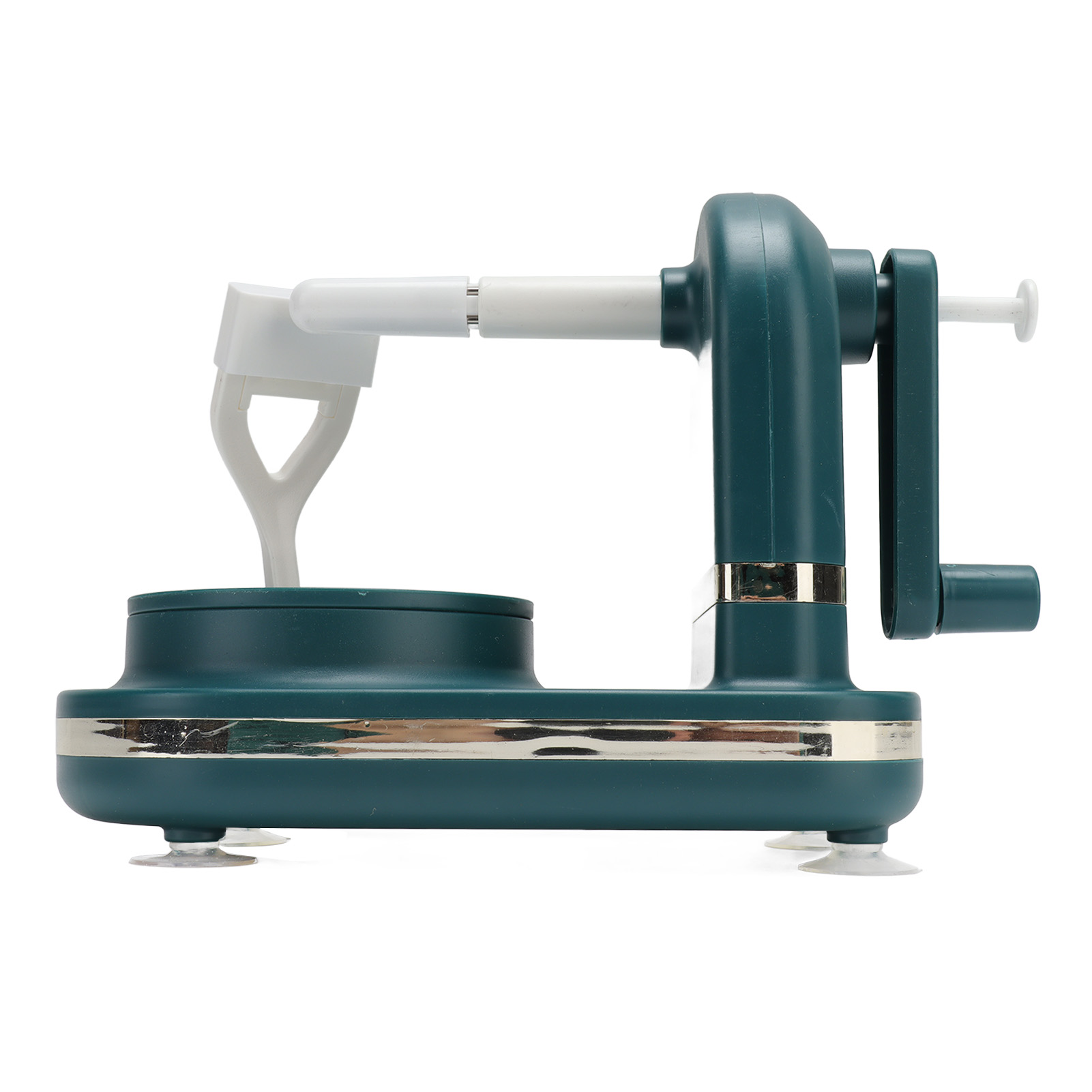 Manueller Kurbel-obstschäler, Multifunktionaler Automatischer Obstschäler, Obstschäler Für Die Heimische Küche, Elegantes Grün
