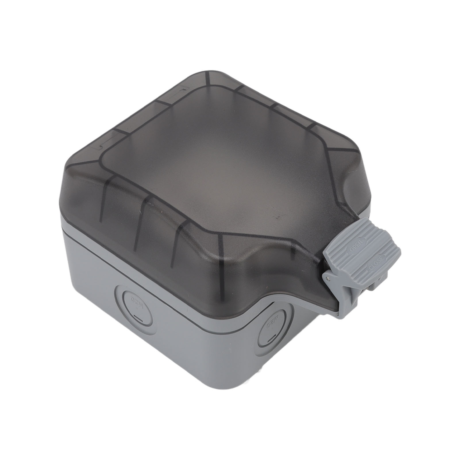 Wasserdichte Außensteckdose Ip66 16a, Wetterfest, Außenschalterdose, Für Balkon, Garten, Rasen, Eu-standard 250v, 1 Steckdose, Mehrere Löcher Für 3-polige Stecker