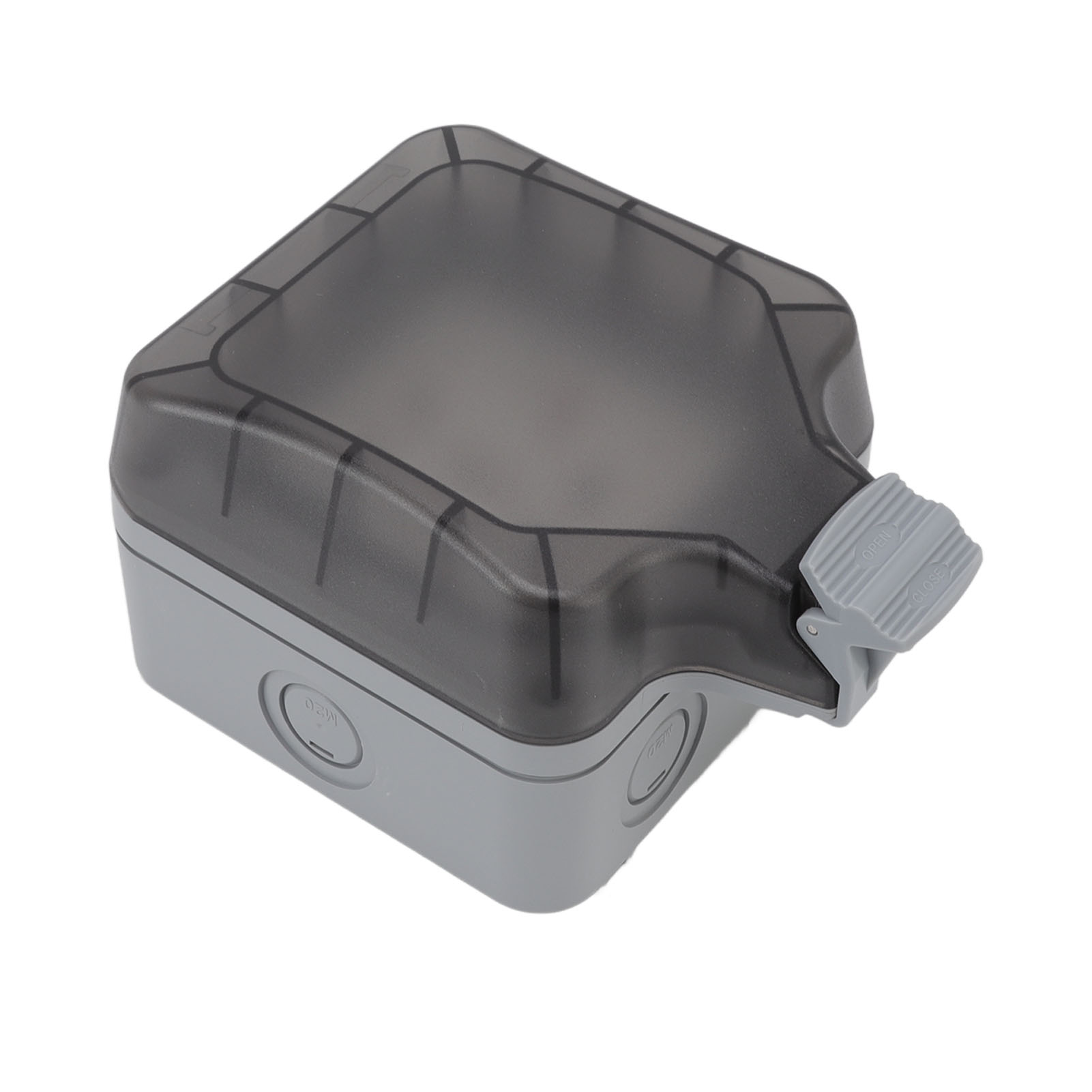 Wasserdichte Außensteckdose Ip66 16a, Wetterfest, Für Balkon, Garten Und Rasen, Eu-standard 250v, 1 Steckdose, 5-polig