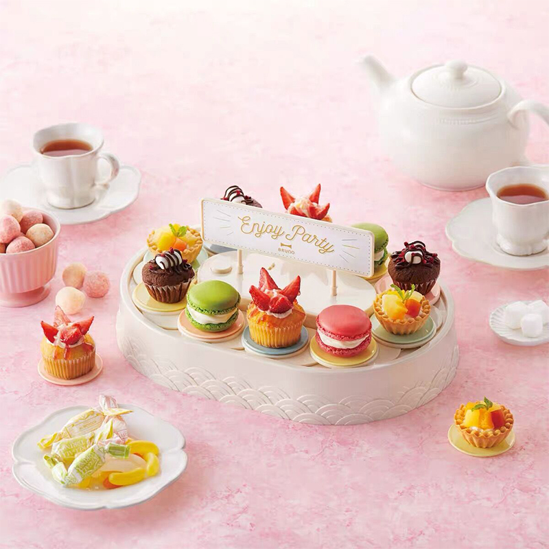Automatische Cupcake-maschine Mit Drehfunktion, Drehbarer Präsentationstisch, Schaukel, Geschenktablett Für Kindergeburtstage, Dessert