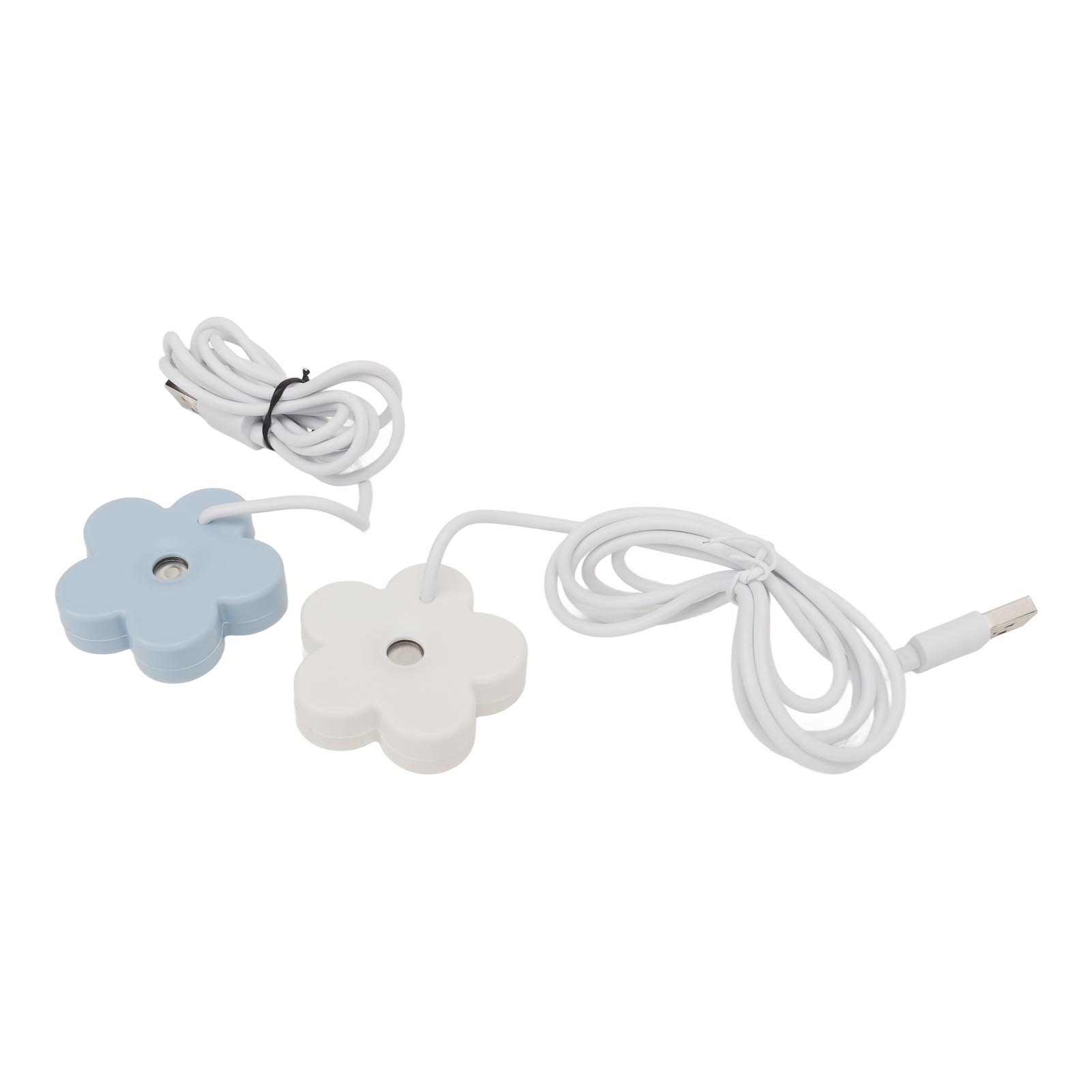 Kleiner Usb-luftbefeuchter Mit Zerstäuber, Kreativ, Niedlich, Tragbar, Wasserdicht, Weiß Und Blau