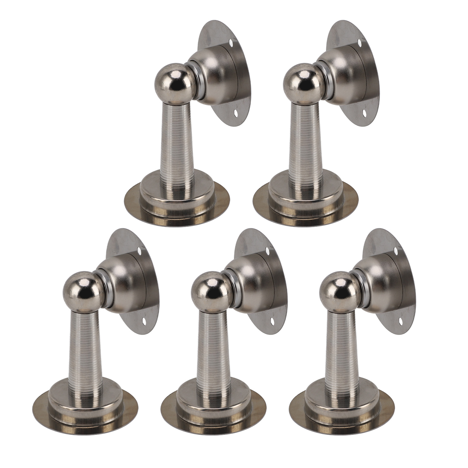 5 Stück Magnetische Türstopper Aus Edelstahl, Einfache Montage, Starker Magnet Für Büro, Schlafzimmer, Arbeitszimmer, Hotel