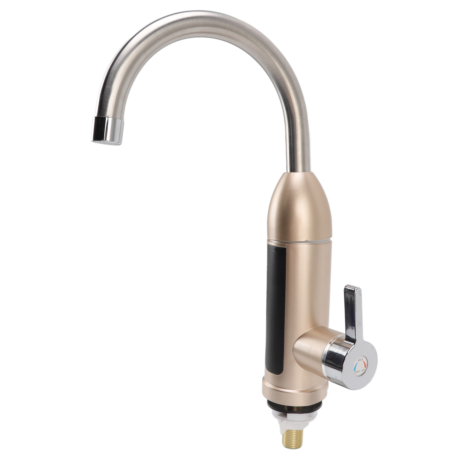 3000-w-schwenk-elektro-wasserhahn Für Warm- Und Kaltwasser, Edelstahl, Für Küche Und Bad, 220-v-eu-stecker