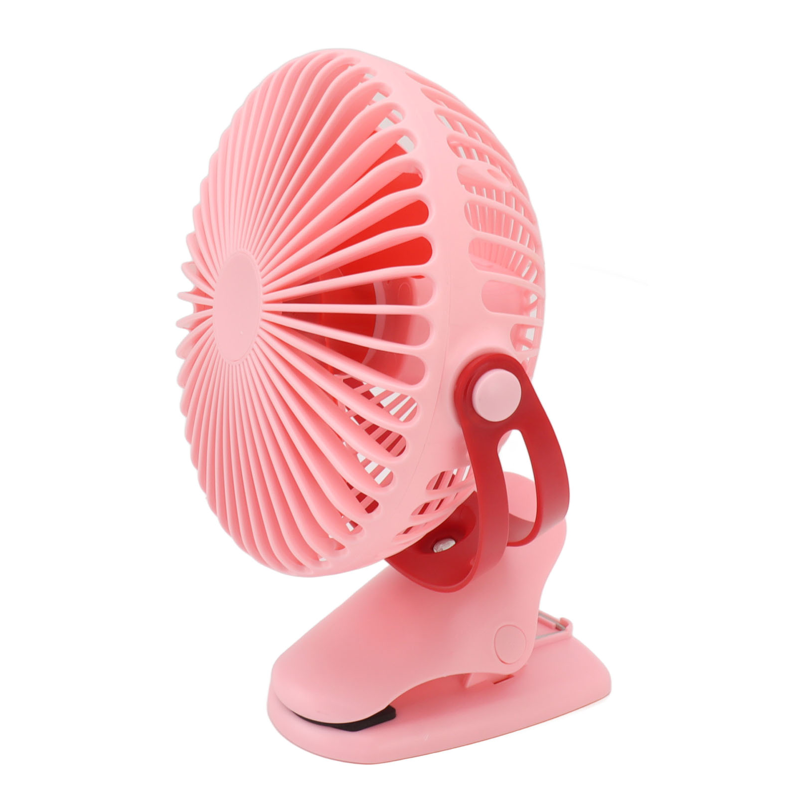 10-w-monokristalliner Silizium-solarventilator, Bürstenlos, Doppelseitig Drehbar, Solarbetrieben, Tragbar, Für Wohnmobilreisen, Haustiere, Pink