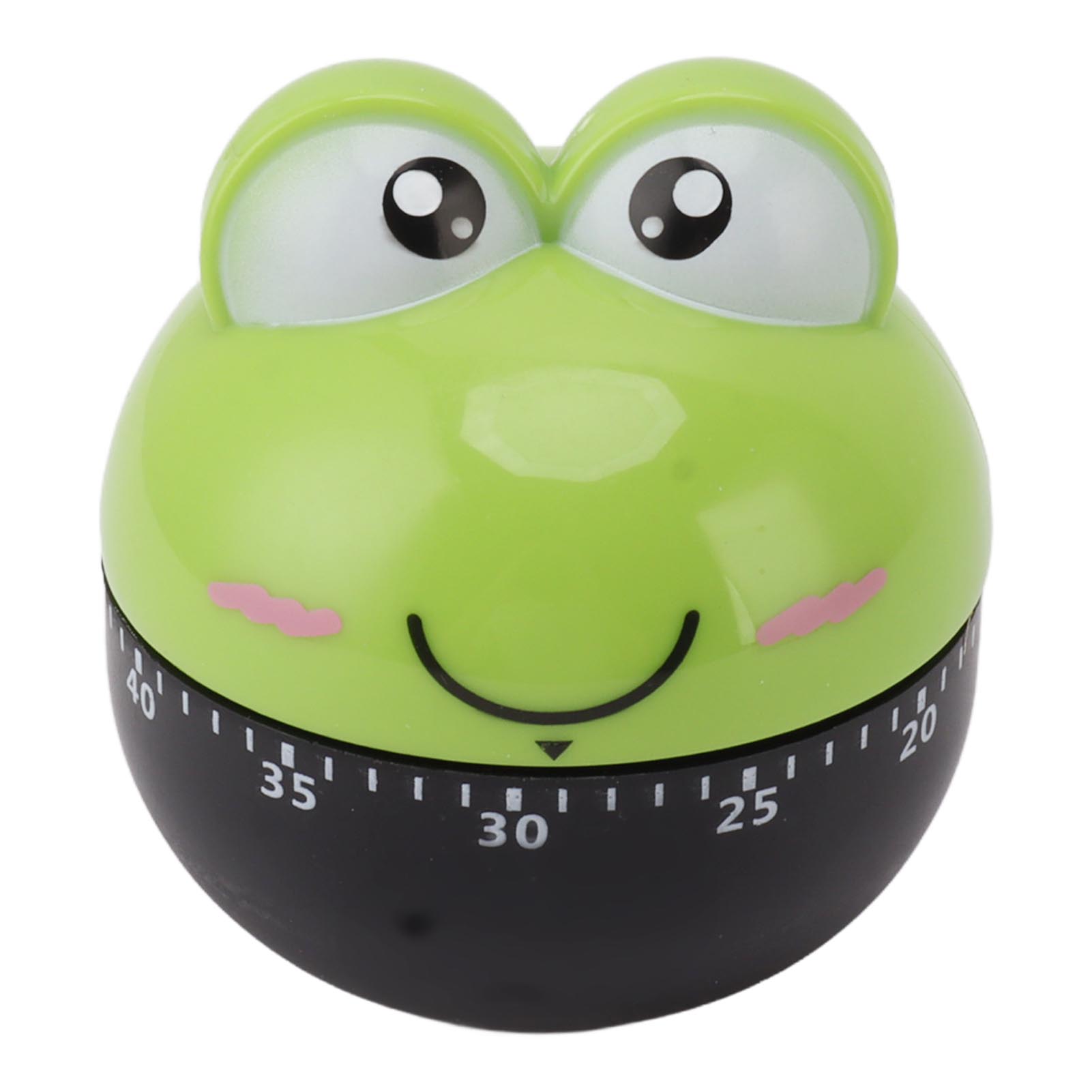 Automatischer Küchentimer Mit Cartoon-maschine, Hohe Genauigkeit, Einstellbarer 60-minuten-küchentimer, Mechanisch, Ideal Zum Kochenlernen, Grün