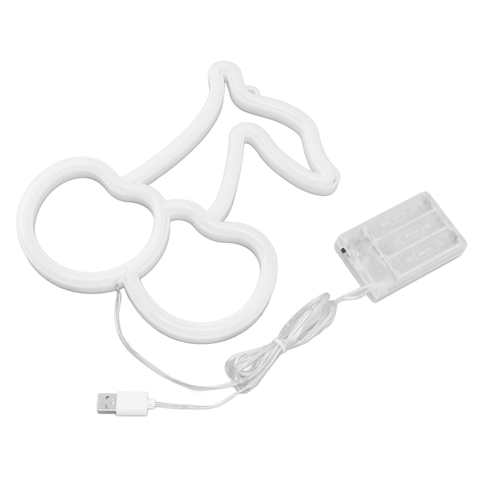 Usb-betriebenes Neon-led-nachtlicht, Dekorative Wandleuchte, Neon-fruchtlicht Für Hochzeiten, Rosa Kirschblütenbeleuchtung
