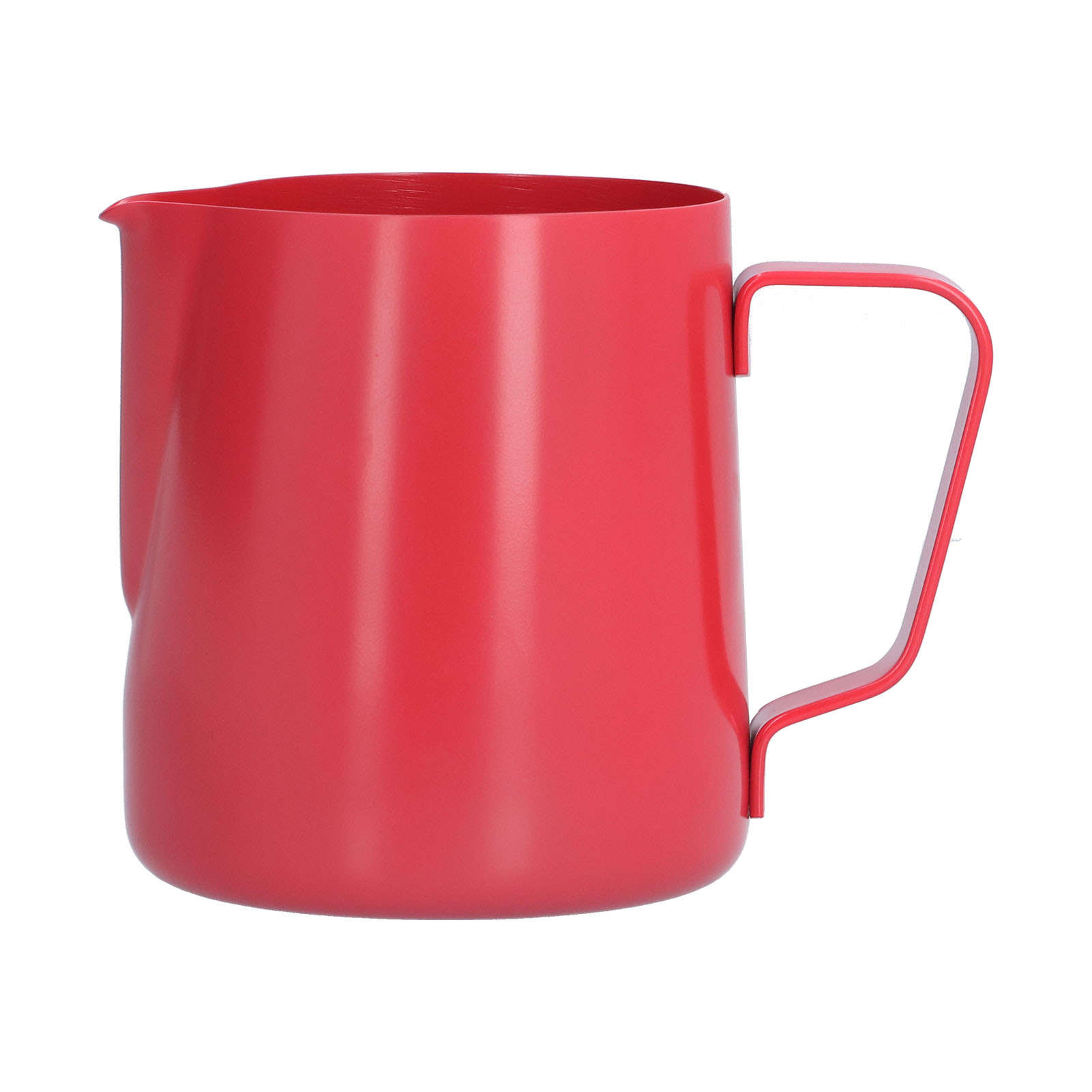 400 Ml Milchaufschäumkännchen Aus Edelstahl/ptfe Für Kaffee, Haushalt/küche, Rot