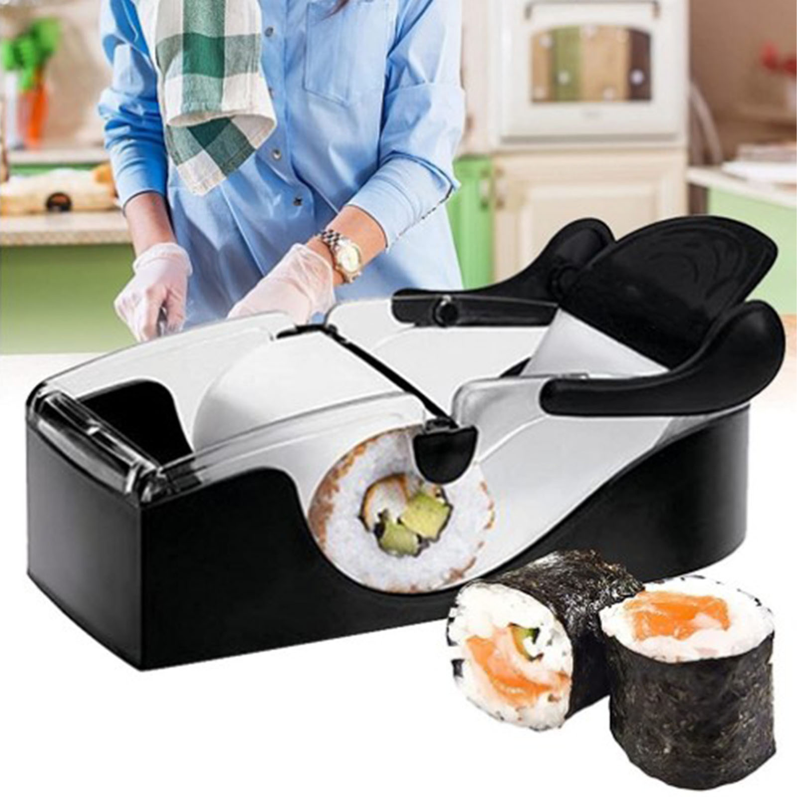 Sushi-maschine, Leichtes Design Mit Öffnung, Leicht Zu Reinigen, Sushi-roller, Perfekt Für Hauspartys