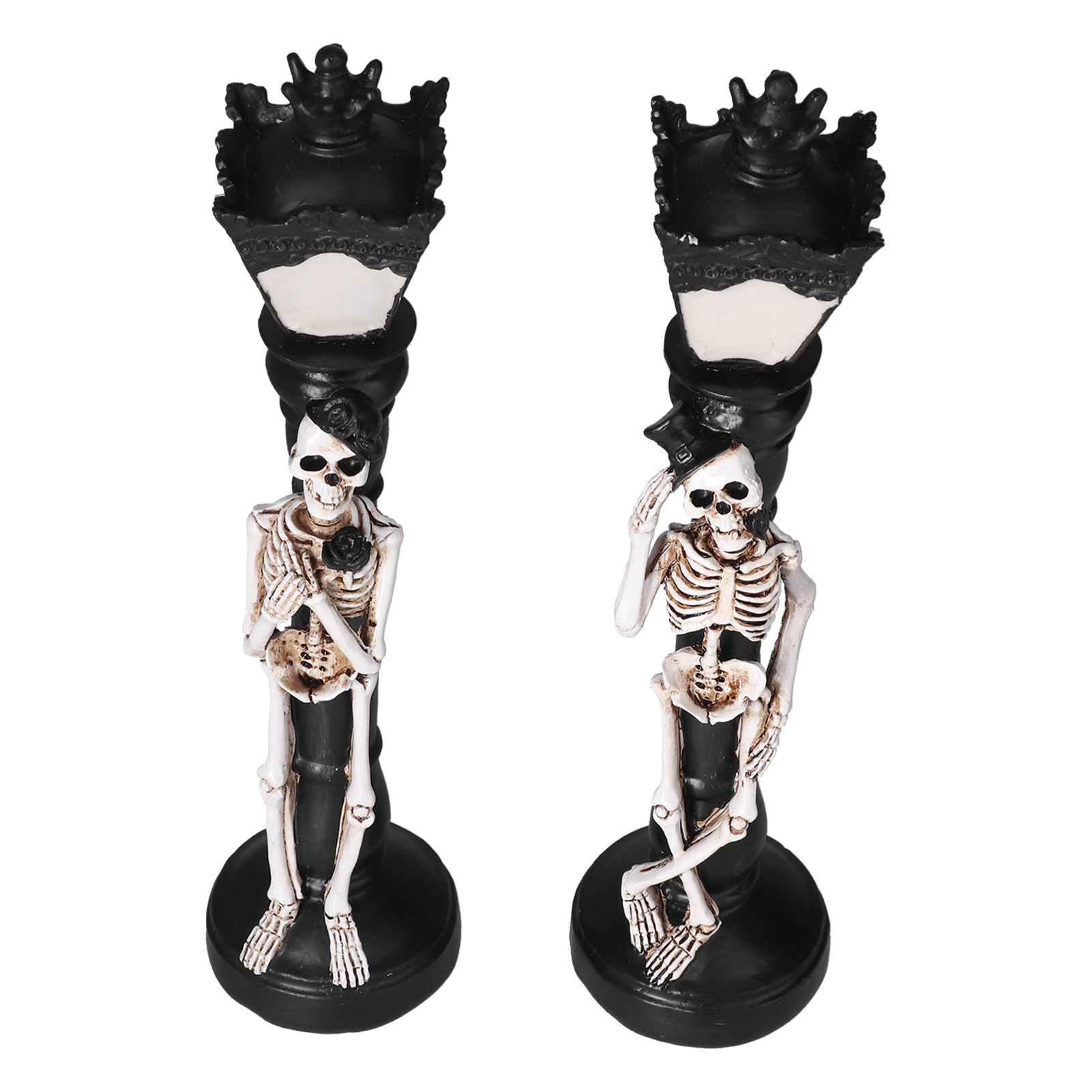 Miniatur-totenkopflampe Für Halloween, Antike Skelett-straßenlaterne, Halloween-partydekoration