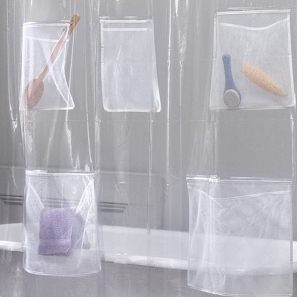 Wasserdichter Duschvorhang, Transparenter Vorhang Für Badezimmer-duschtüren