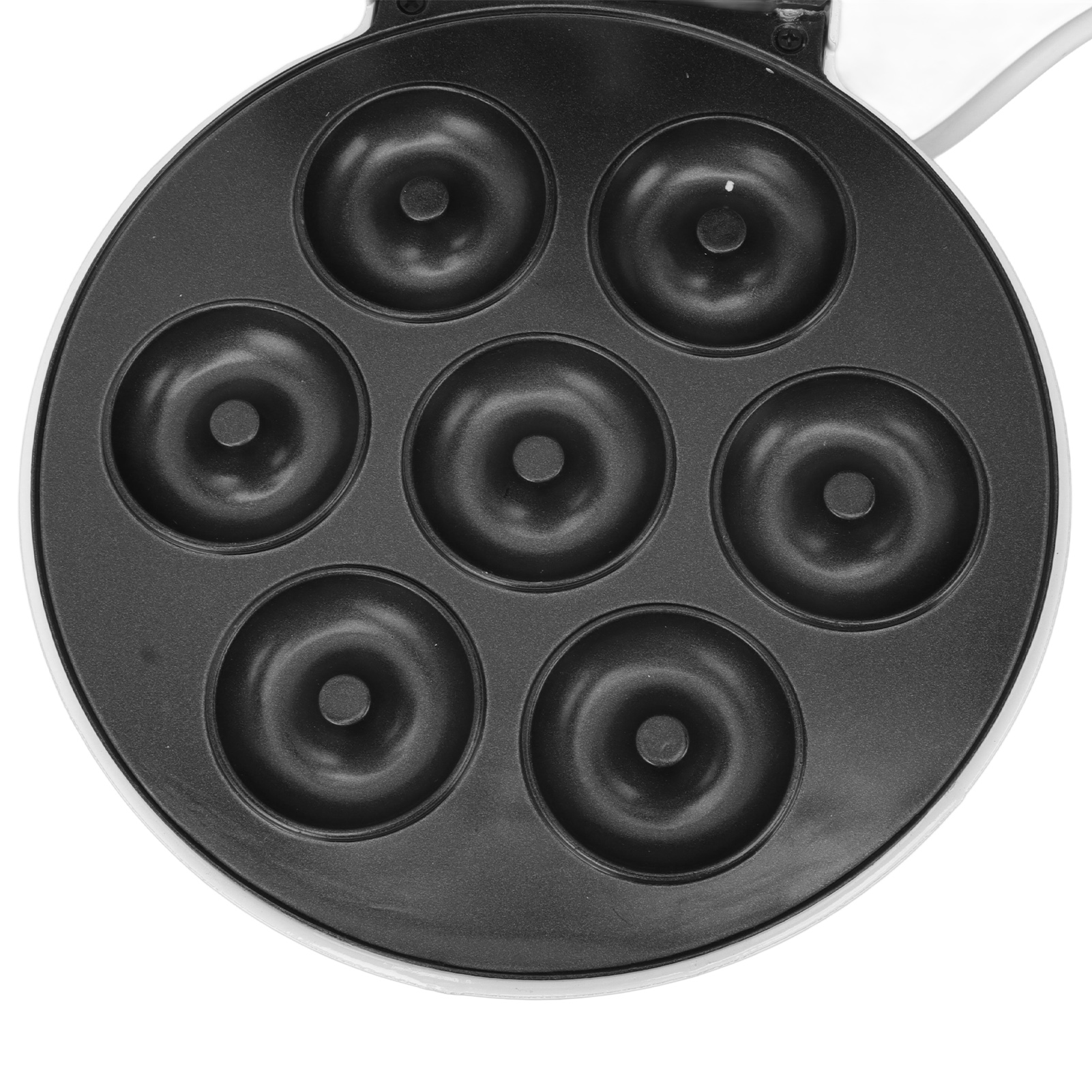 Mini-donut-maker Mit Antihaftbeschichtung, Rutschfest, Weiß, Elegant, 220-v-eu-stecker