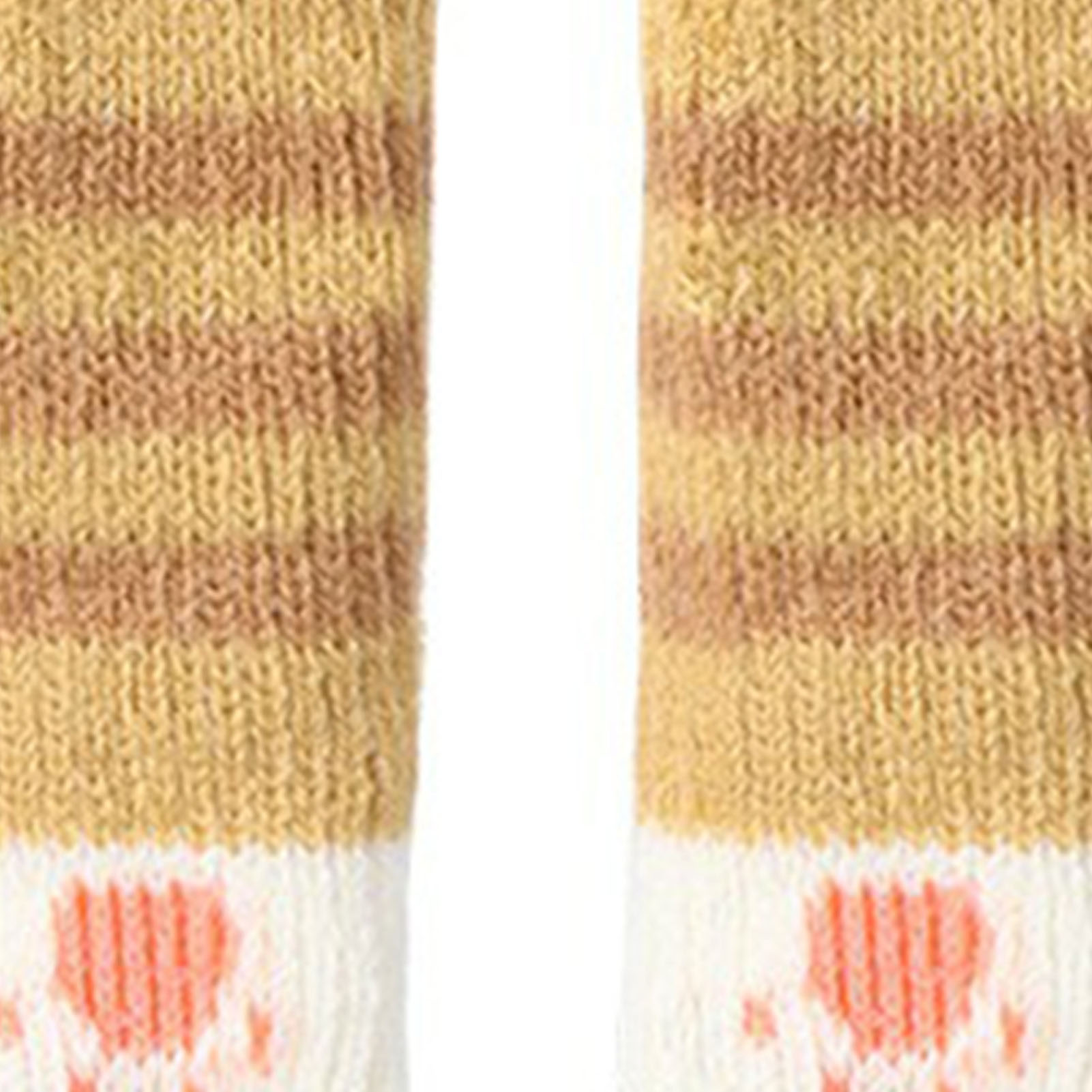 4 Stück Möbelbeinsocken, Niedliche Katzenpfoten, Doppellagig, Dick, Kratzfest, Geräuschlos, Schützen Stuhlbeine, Für Zuhause, Gelb