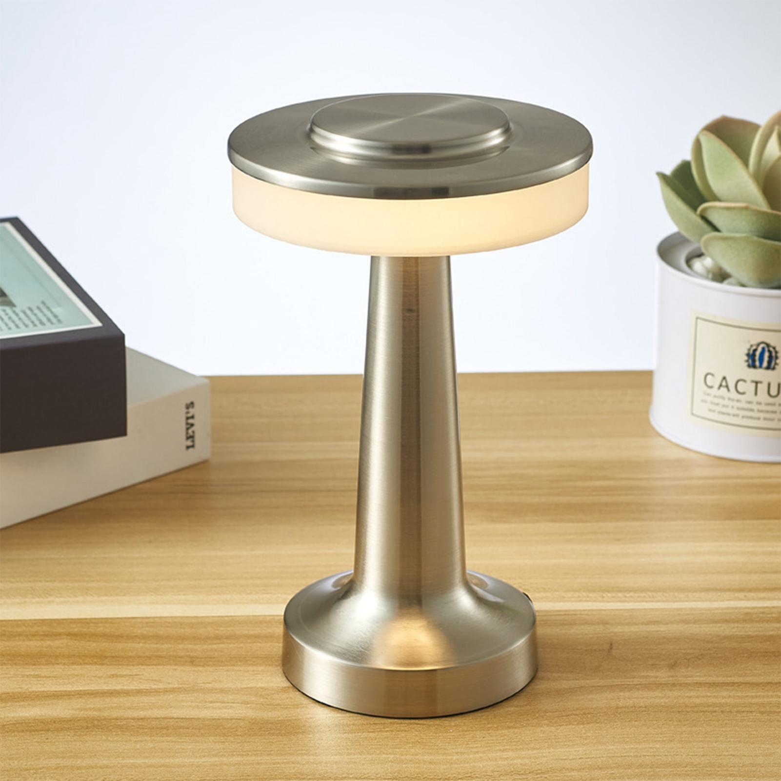 Led-tischleuchte Mit Usb-ladefunktion Und Stufenloser Dimmfunktion Zum Lesen, Als Dekoration Für Zuhause Und Büro