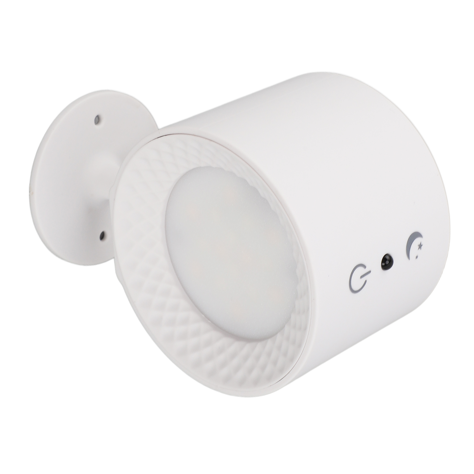 Led-wandleuchte, Wandlampe, Weiß, Batteriebetrieben, Drehbare Magnetkugel, 3-farbig, Touch-fernbedienung, Wandbeleuchtung