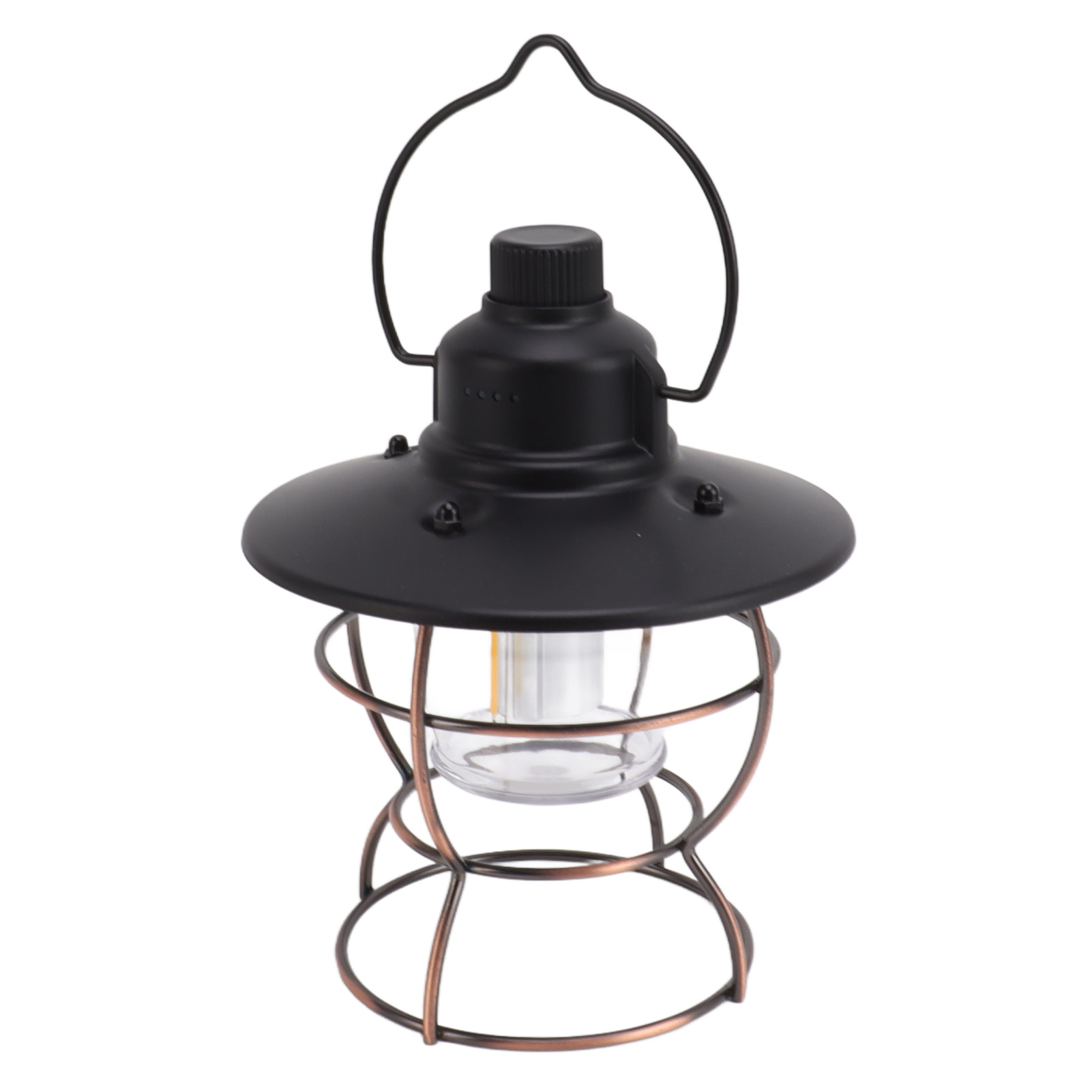 Tragbare Led-campingtaschenlampe Mit 3 Leuchtmodi, Usb-ladefunktion, Stufenloser Dimmfunktion Und Vintage-led-taschenlampe Für Wandern, Camping Und Notfälle