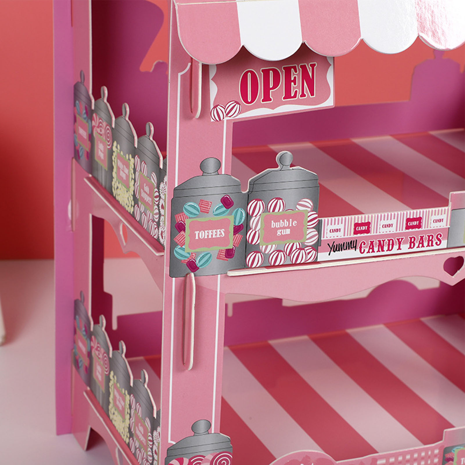 Dreistöckiger Cupcake-ständer Aus Papier, Cupcake-turm Aus Pappe, Dessert-cupcake-ständer, Einweg-kuchenständer Für Geburtstagsfeiern