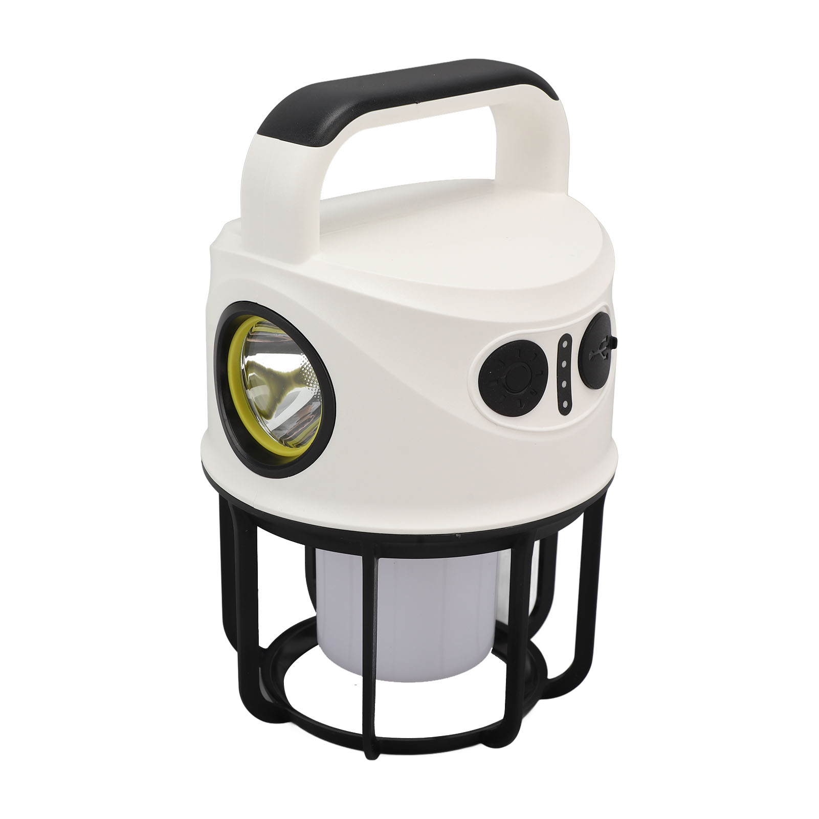 Led-campingtaschenlampe, Outdoor, Notfall, Tragbar, Wiederaufladbar, Suchscheinwerfer, Zeltlampe