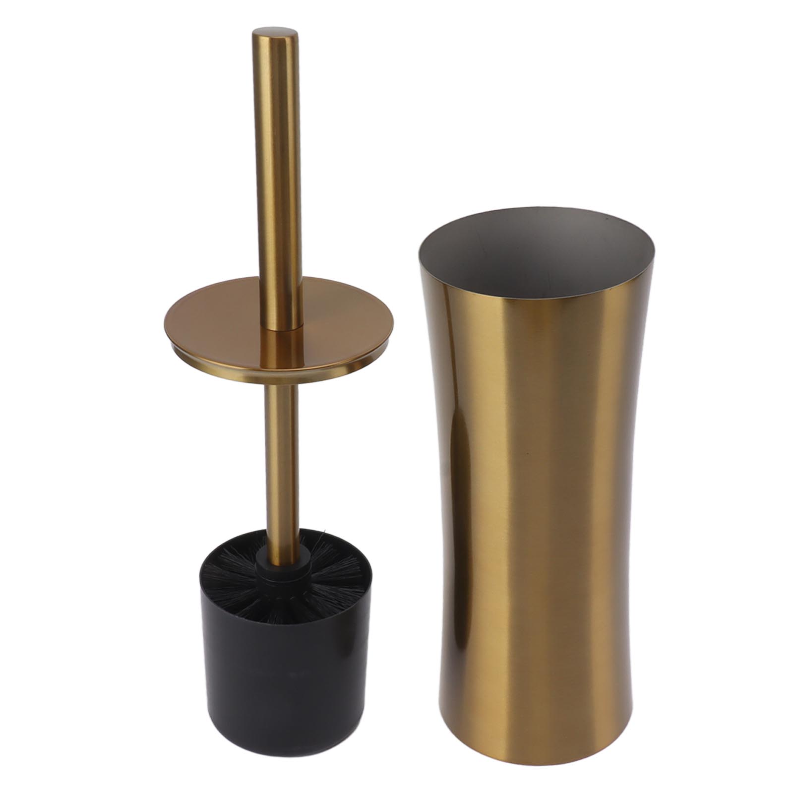 Wc-bürsten-set Aus Edelstahl Für Den Heimgebrauch, Goldene Wc-bürste Mit Bürstenhalter, Schmale Taille