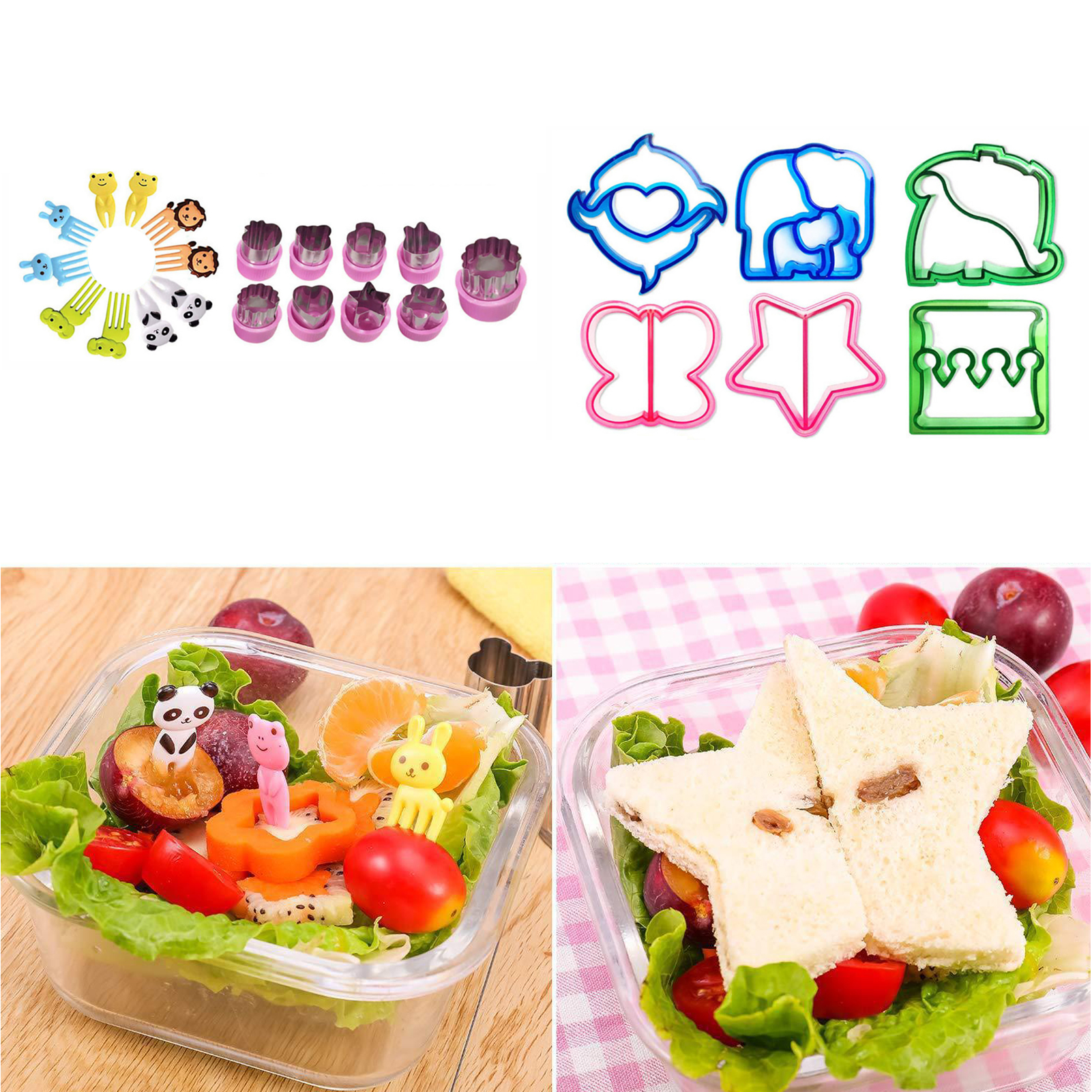 Set Mit 25 Sandwichformen, Sichere Obstkuchenformen Zum Backen Zu Hause