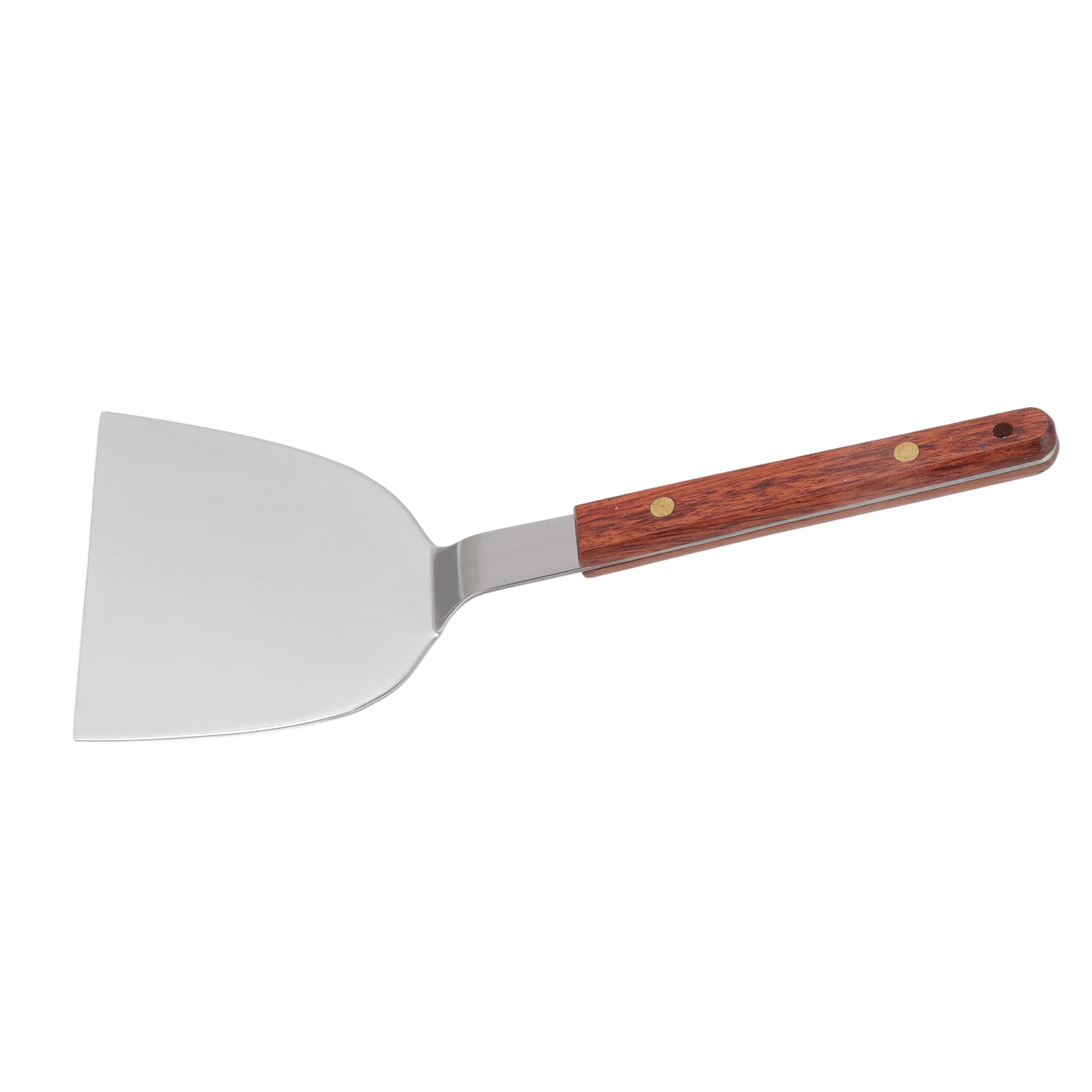 Grillwender Aus Edelstahl, Multifunktional, Mit Holzgriff, Für Steaks, Fisch, Teigtaschen, Eier, 120 Mm / 4,7 Zoll