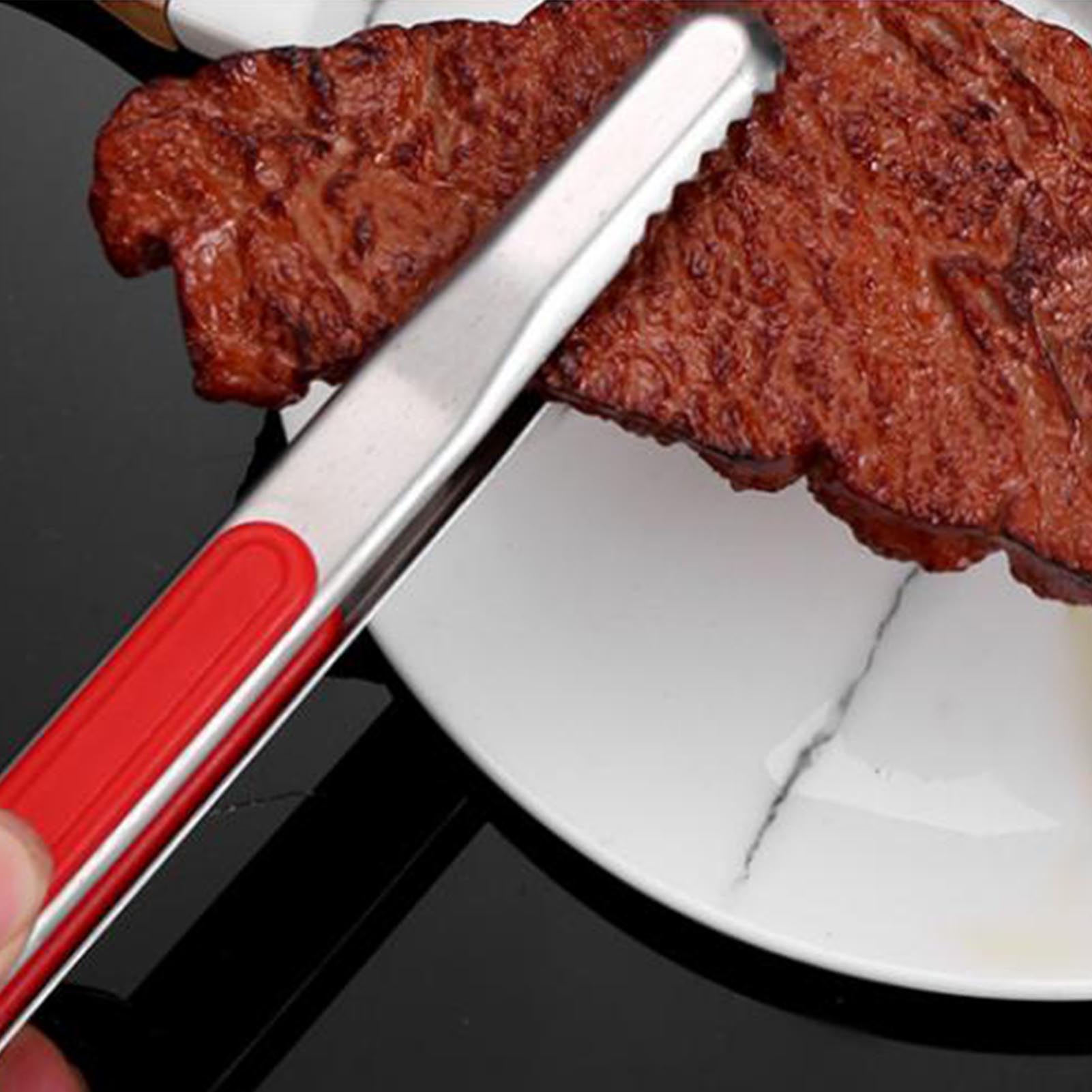 Küchenzange Aus Edelstahl, Hitzebeständig, Multifunktional, Zum Servieren Auf Dem Grill
