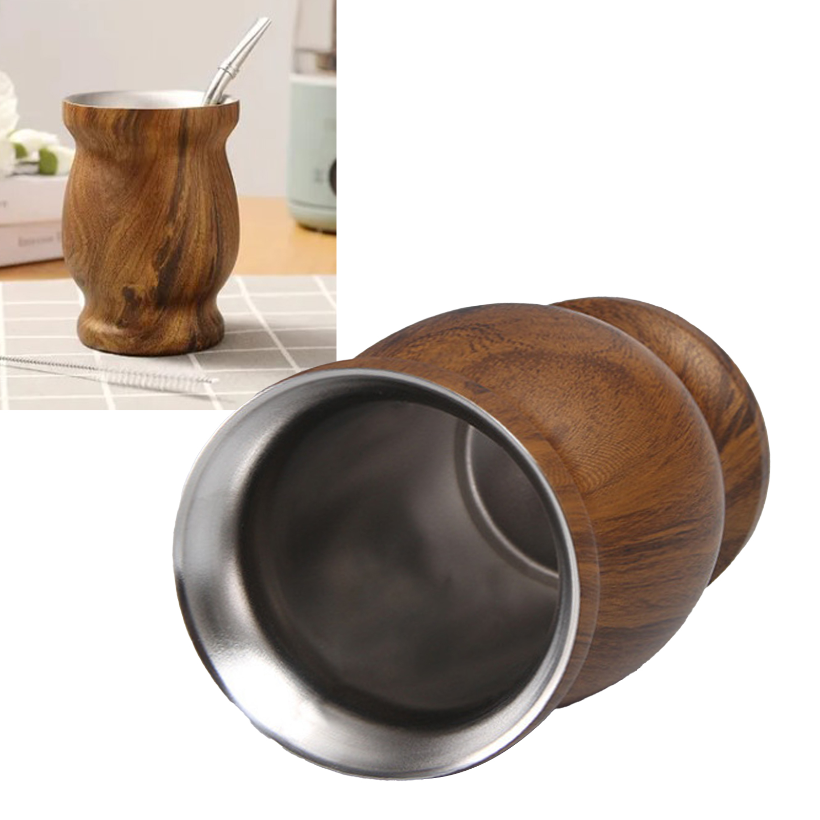 Doppelwandiger Edelstahl-thermosbecher Für Kaffee Und Tee, 237 Ml