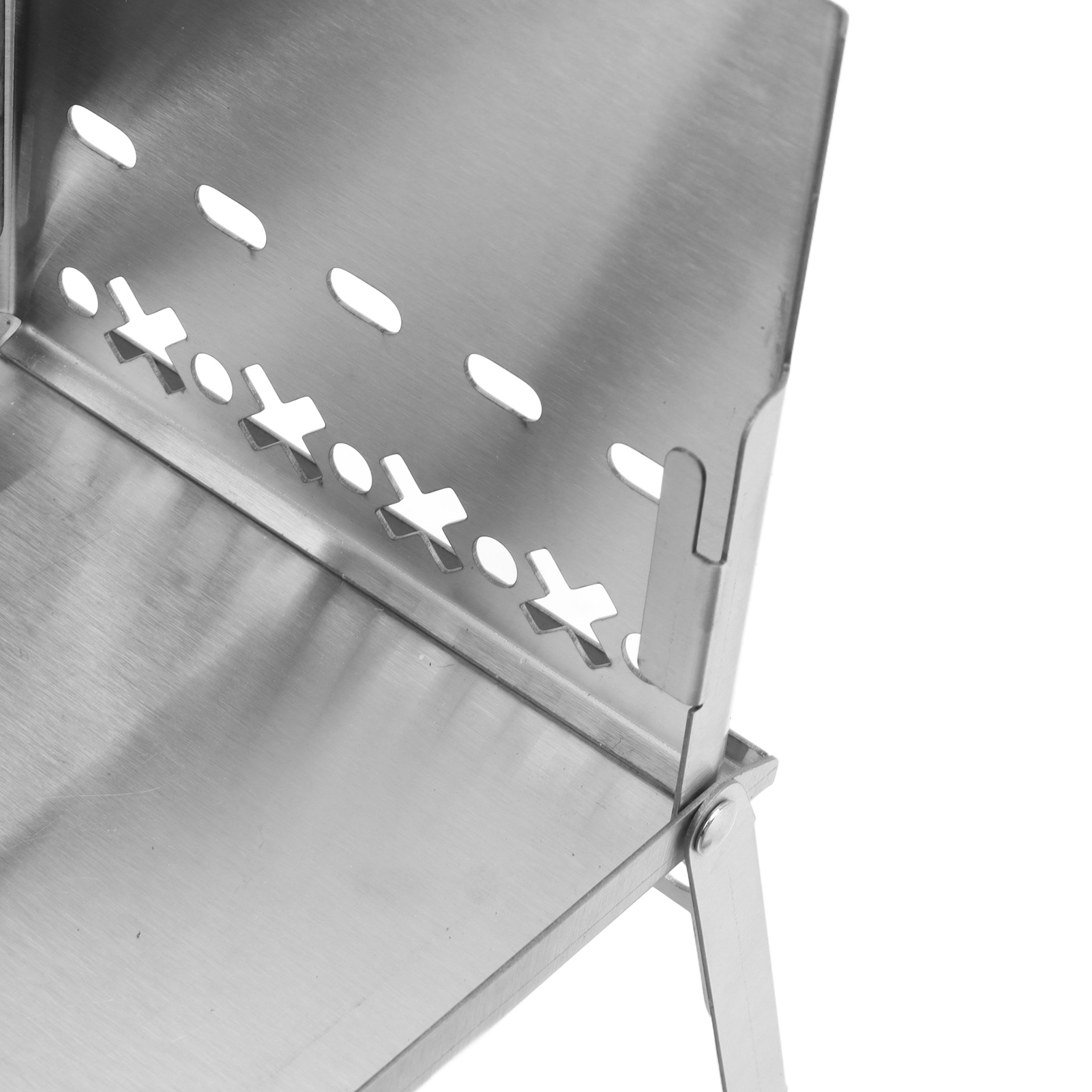 Faltbarer Edelstahlgrill, Tragbar, Abnehmbarer Grill Für Outdoor-kochen, Garten, Camping Und Picknick