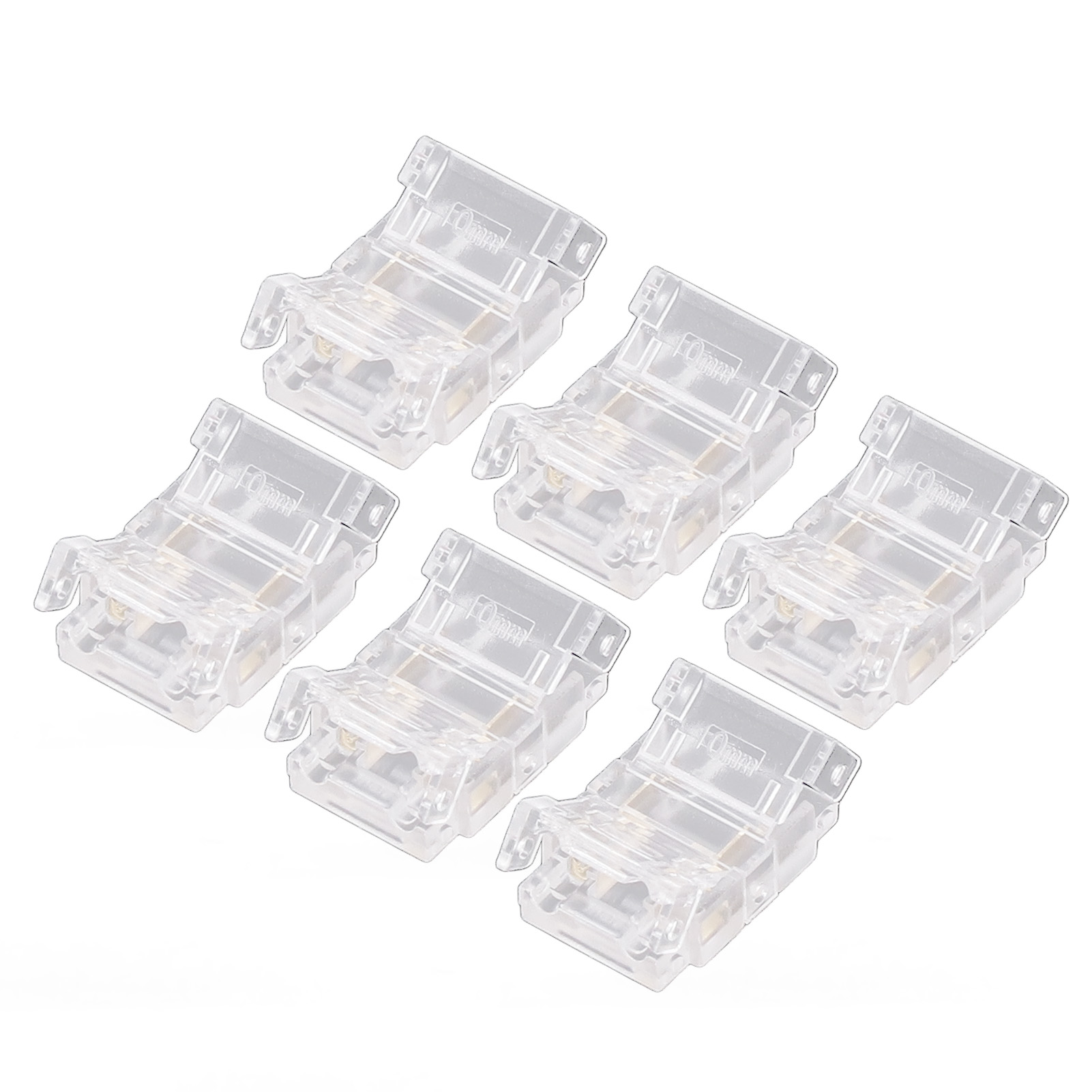 20 Stück Led-streifenverbinder Für Kabel, 2-polig, Transparent, Lötfrei, Keine Lücken Zwischen Den Led-verbindern