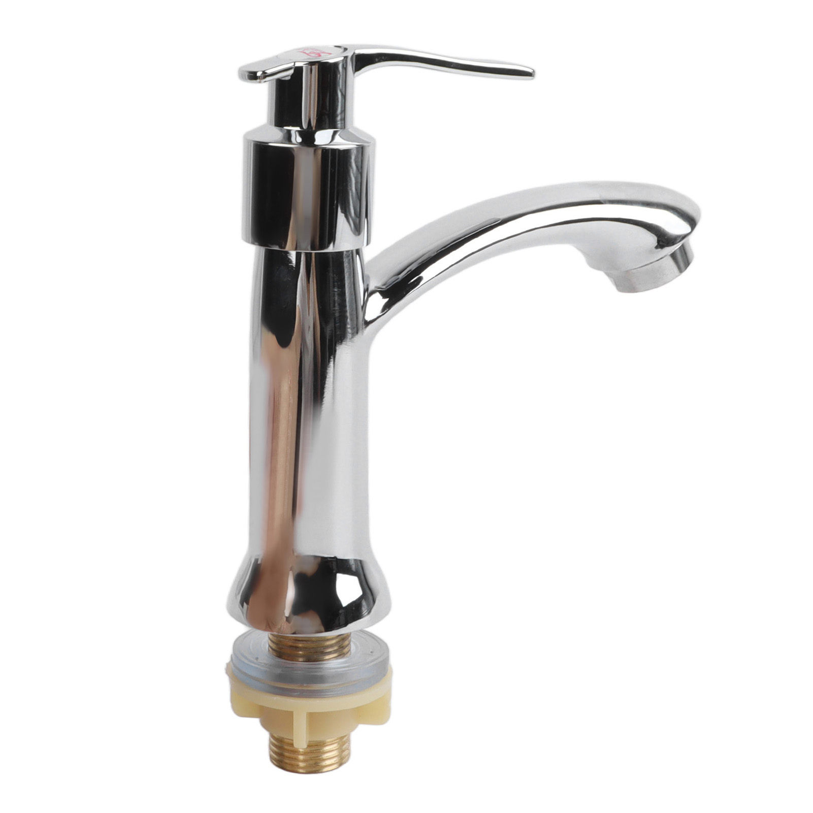 Einzel-kaltwasserhahn, Wassersparend, Einfache Wasserdurchflussregulierung, Minimalistischer, Moderner Waschtischhahn Aus Zinklegierung