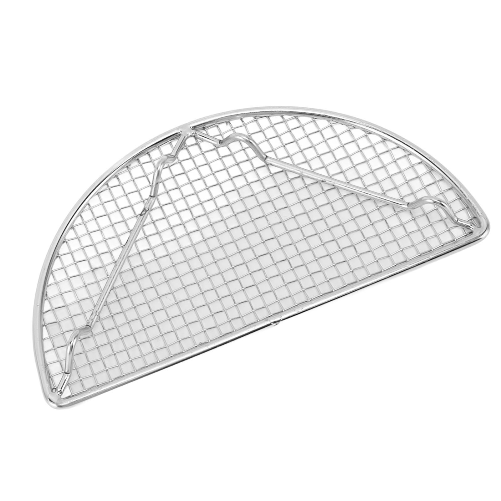 Kühlgitter Zum Backen, Edelstahl, Hitzebeständig, Ofenfest, Zum Backen Und Grillen, Groß, Halbkreisförmig, 20 Cm