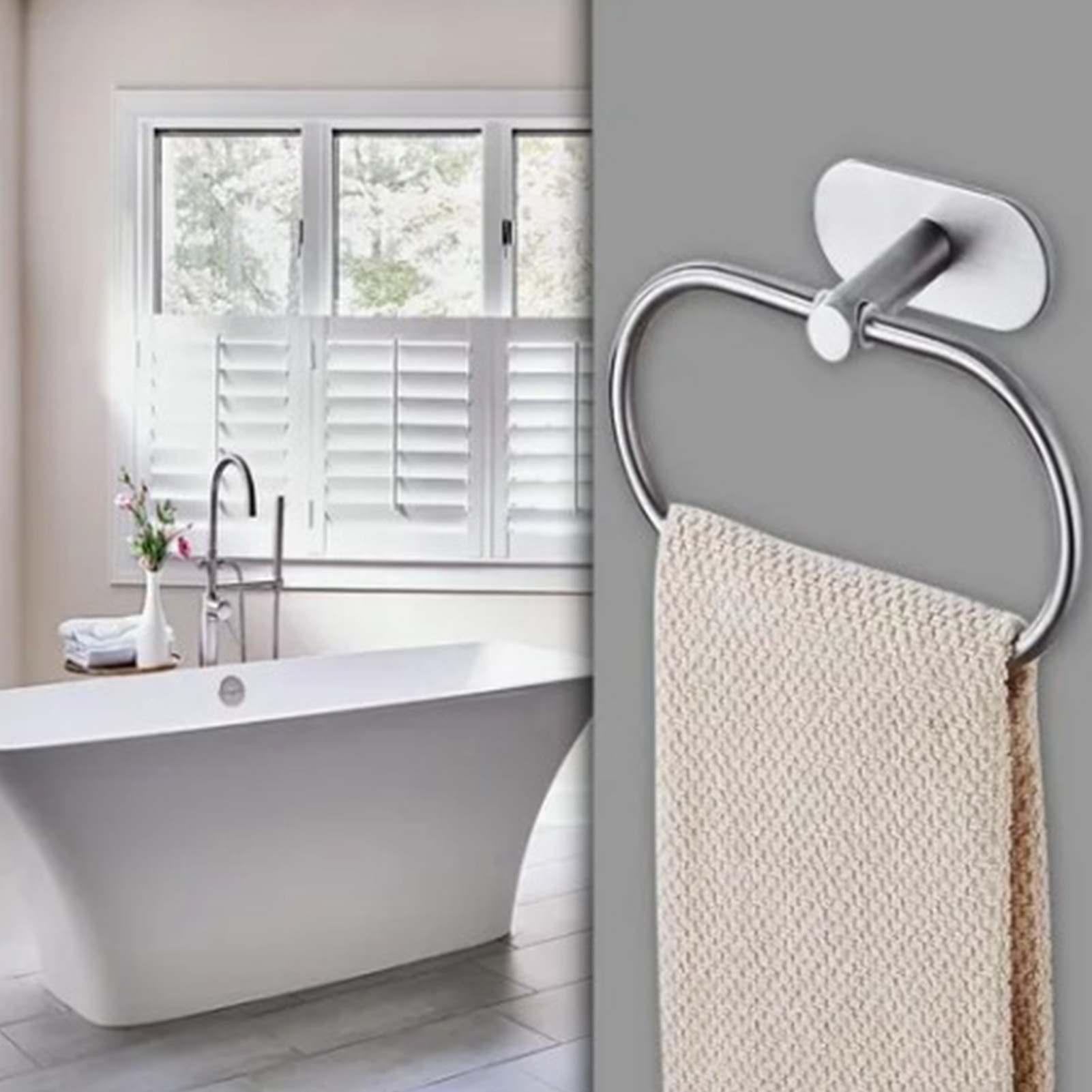 Handtuchhalter Aus Edelstahl, Badezimmer-handtuchständer, Vintage, Wandmontage, Für Zuhause Und Hotel