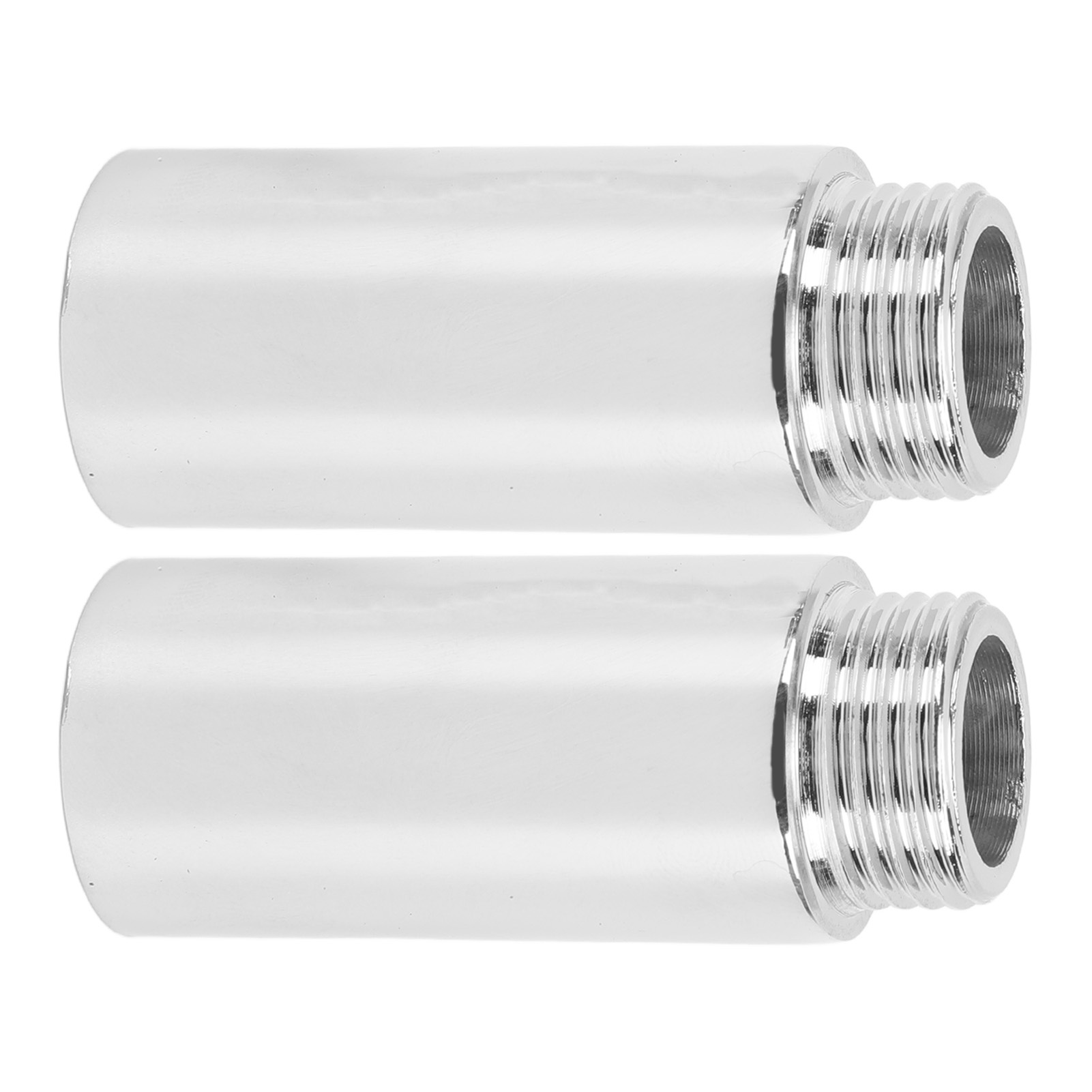 2er-pack, Duscharmverlängerung Aus Edelstahl, Verchromt, Duschkopf-verlängerungsrohr Für Badezimmer, 5,1 Cm/2 Zoll